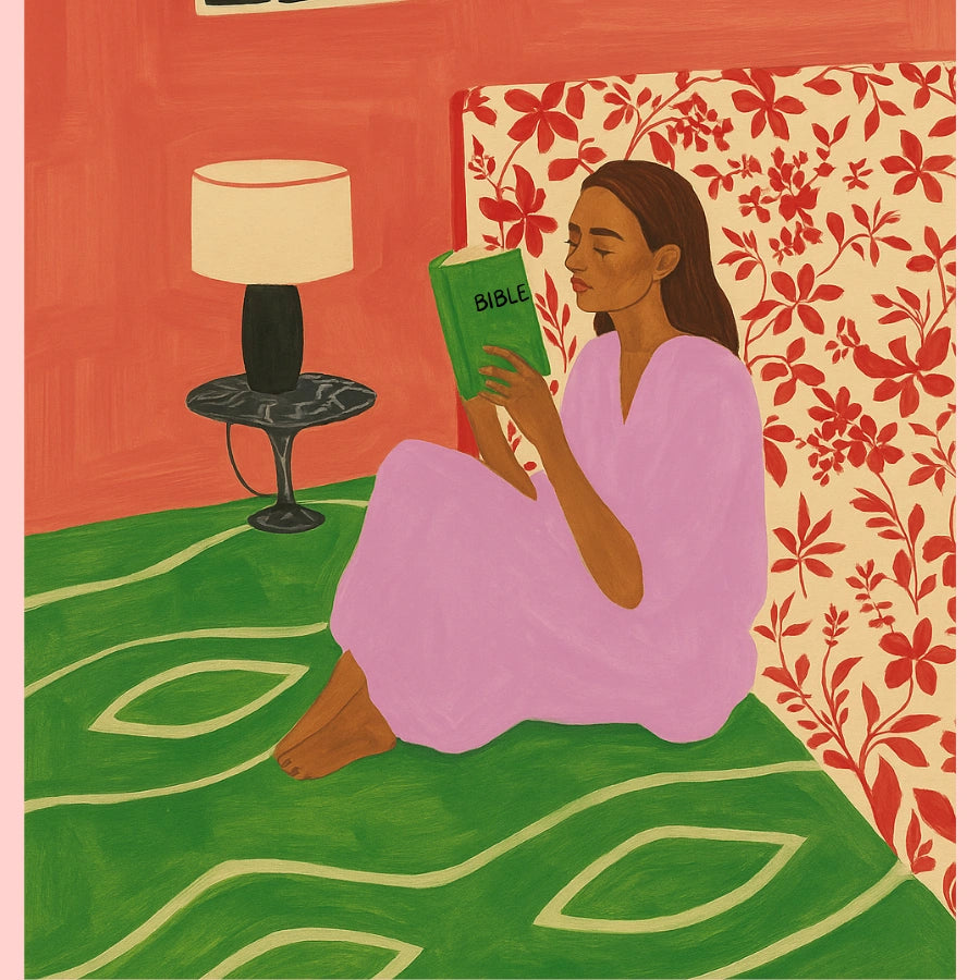 Bible Before Phone Wall Art – Morning Routine Christian Print