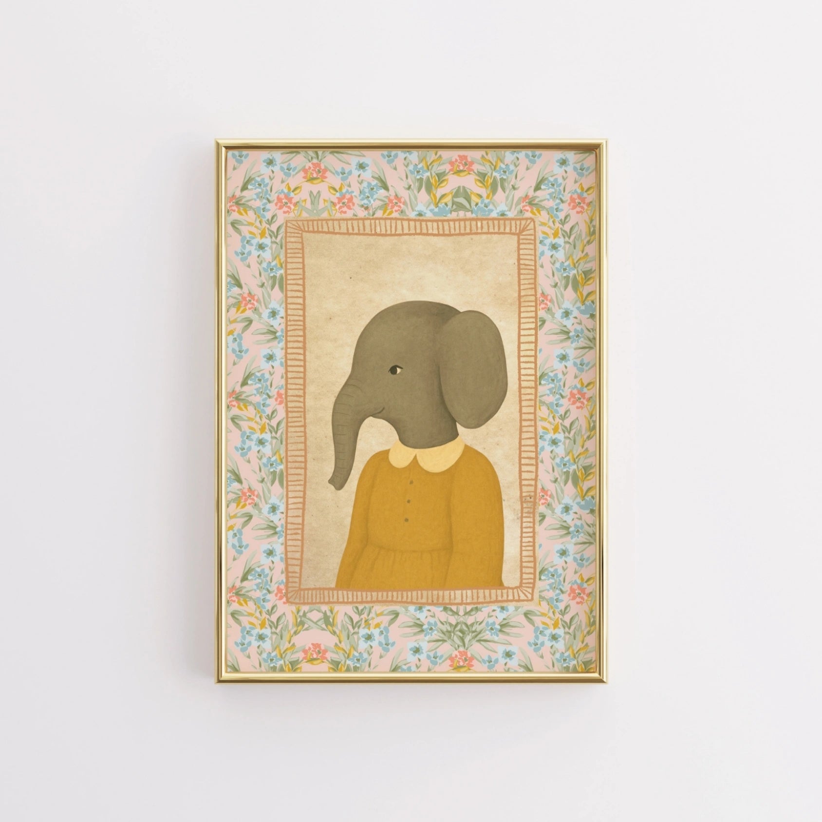 Retro-Tier-Wandkunst