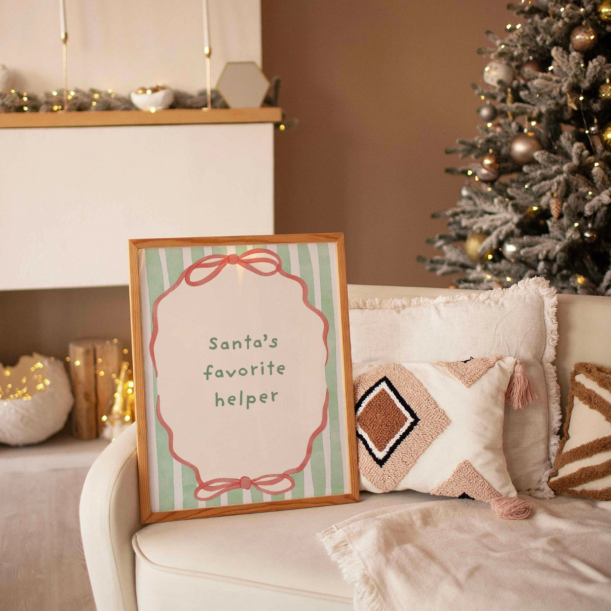 Niedlicher Weihnachtsdruck