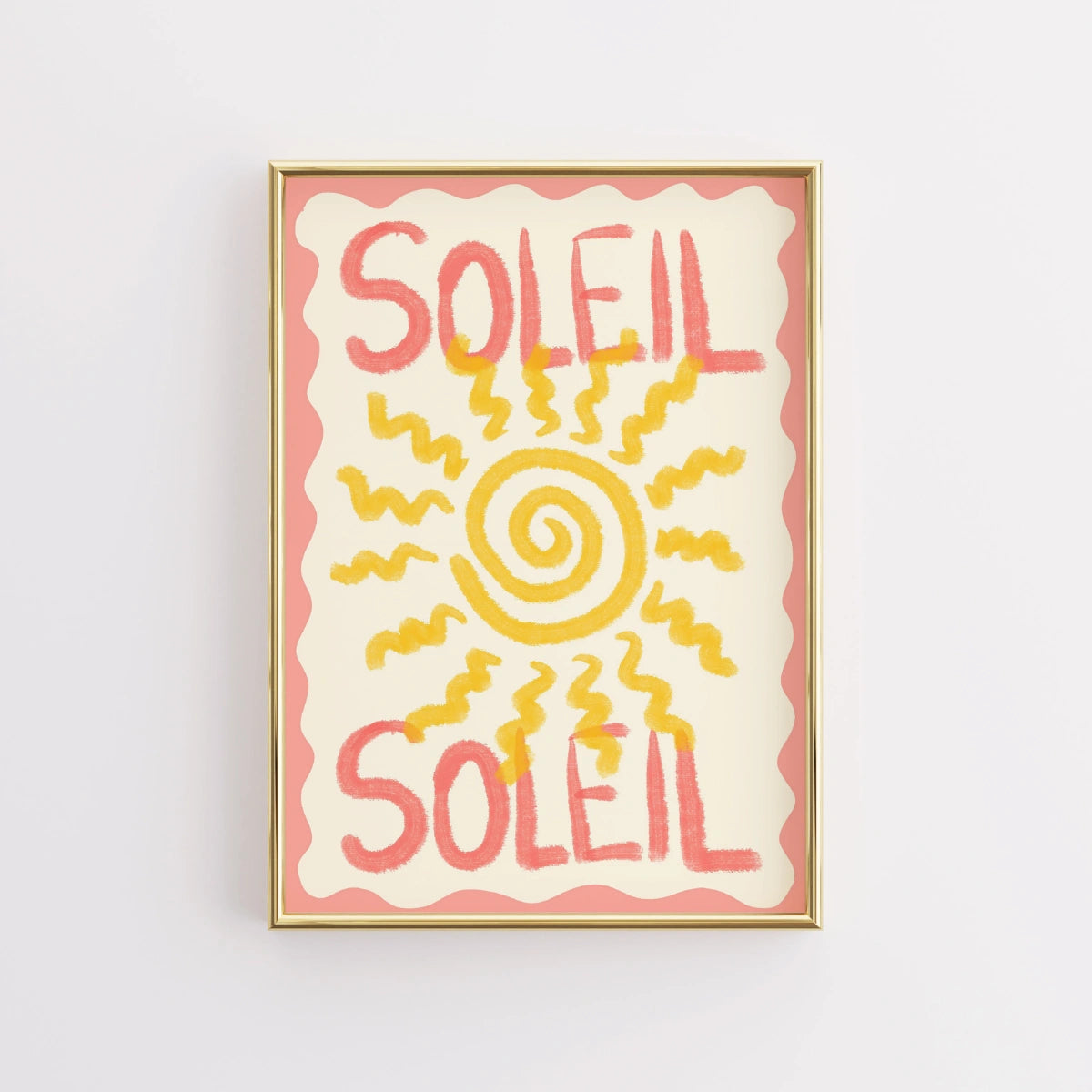 Soleil Wall Art Print - Whimsical Coastal Decor