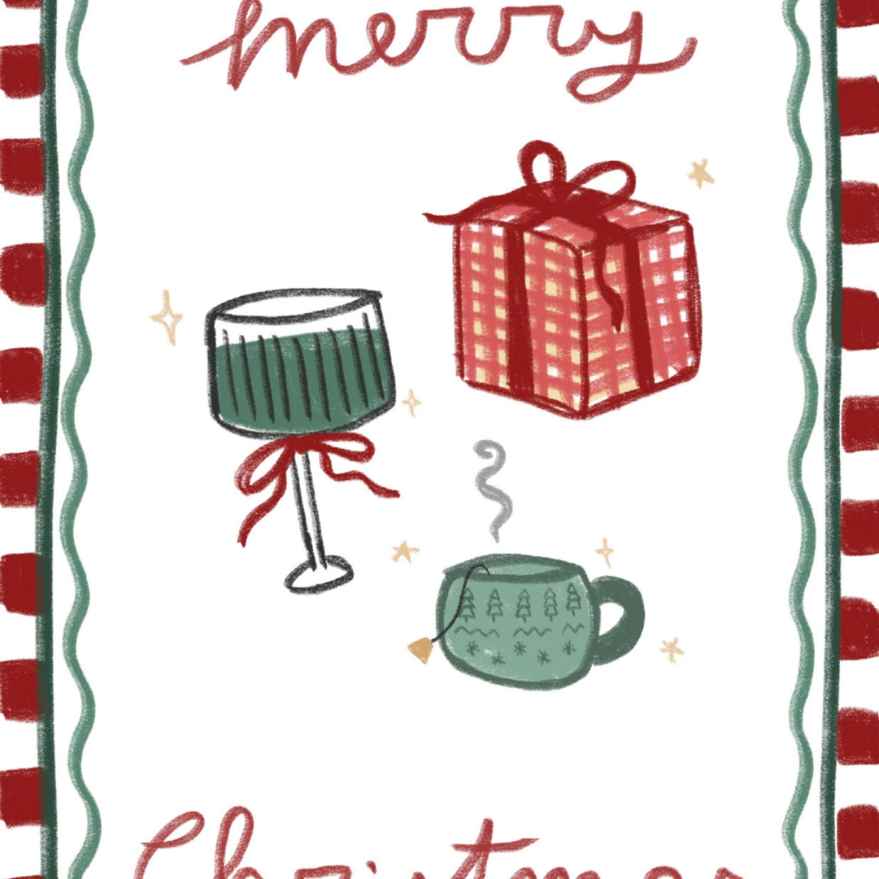 Festive Holiday Print