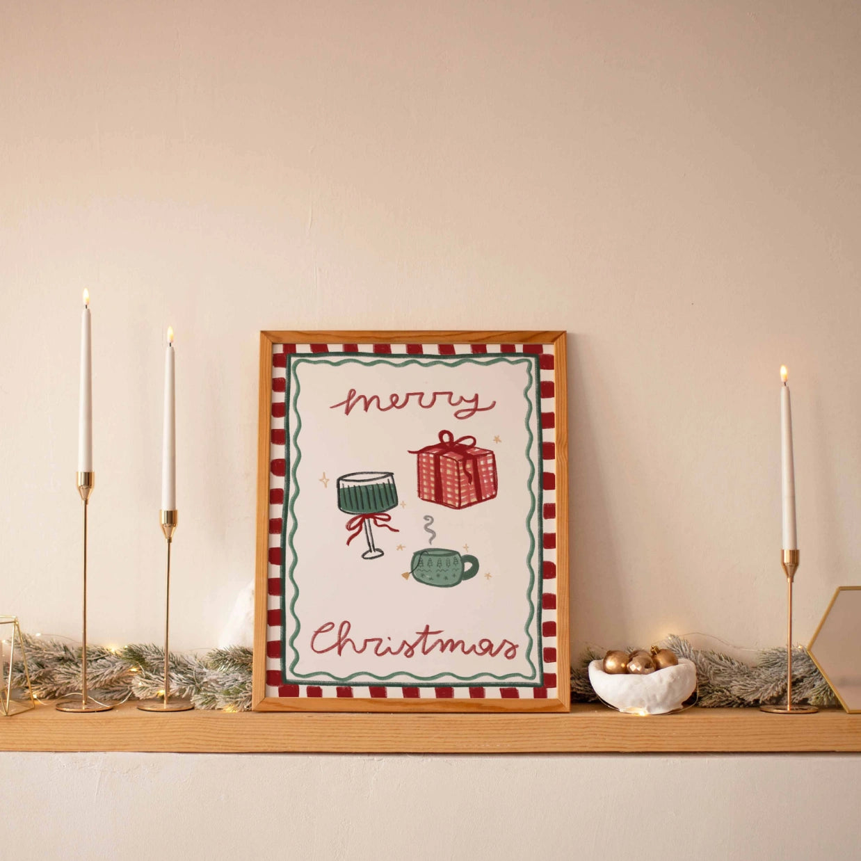 Festive Holiday Print