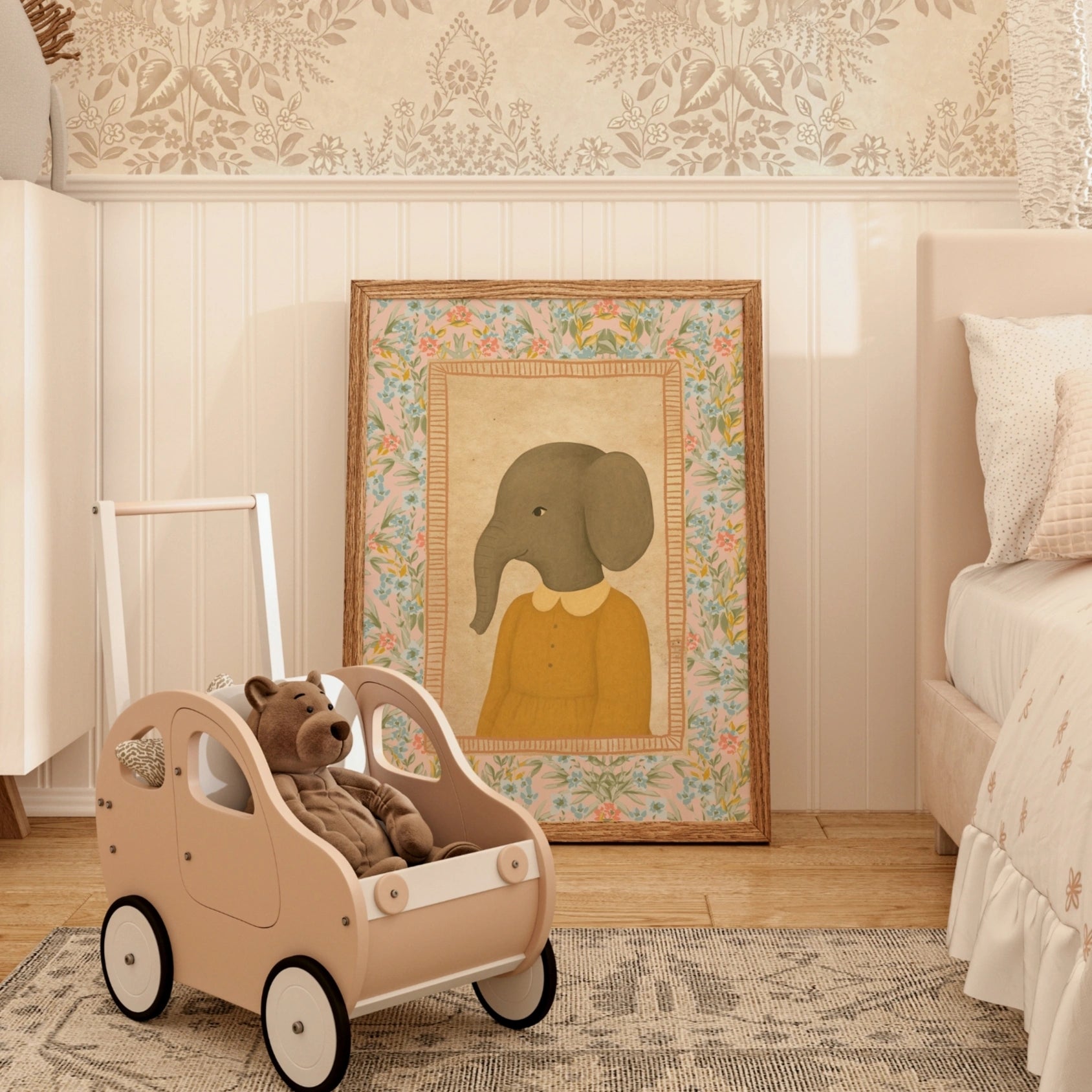 Retro-Tier-Wandkunst