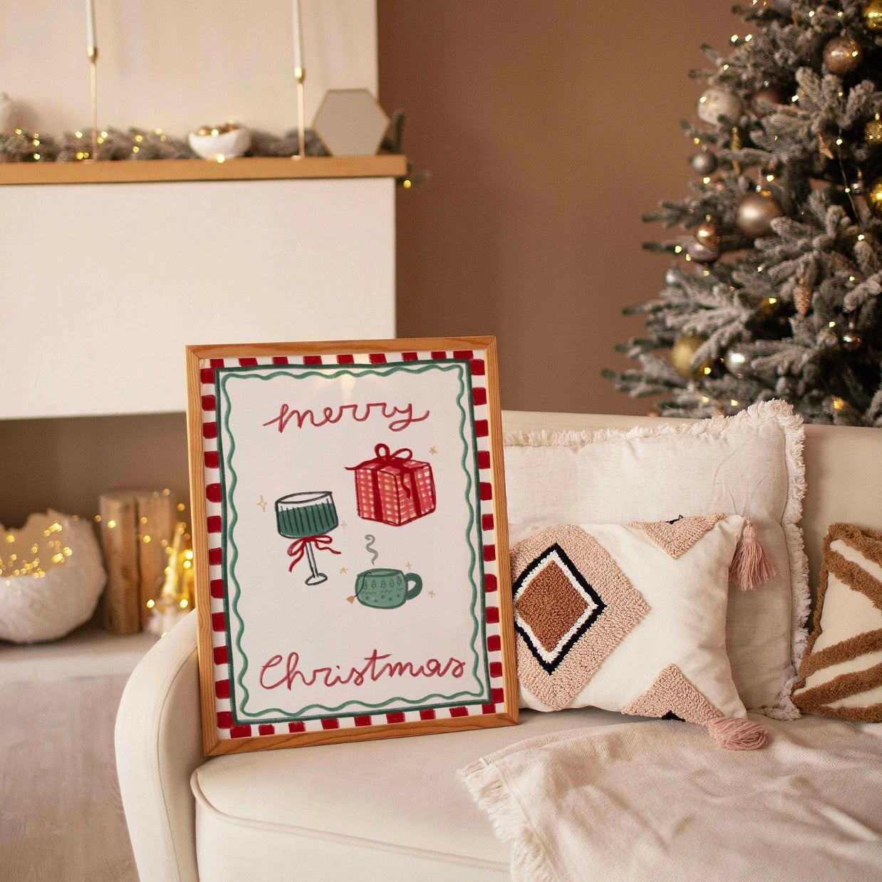 Festive Holiday Print