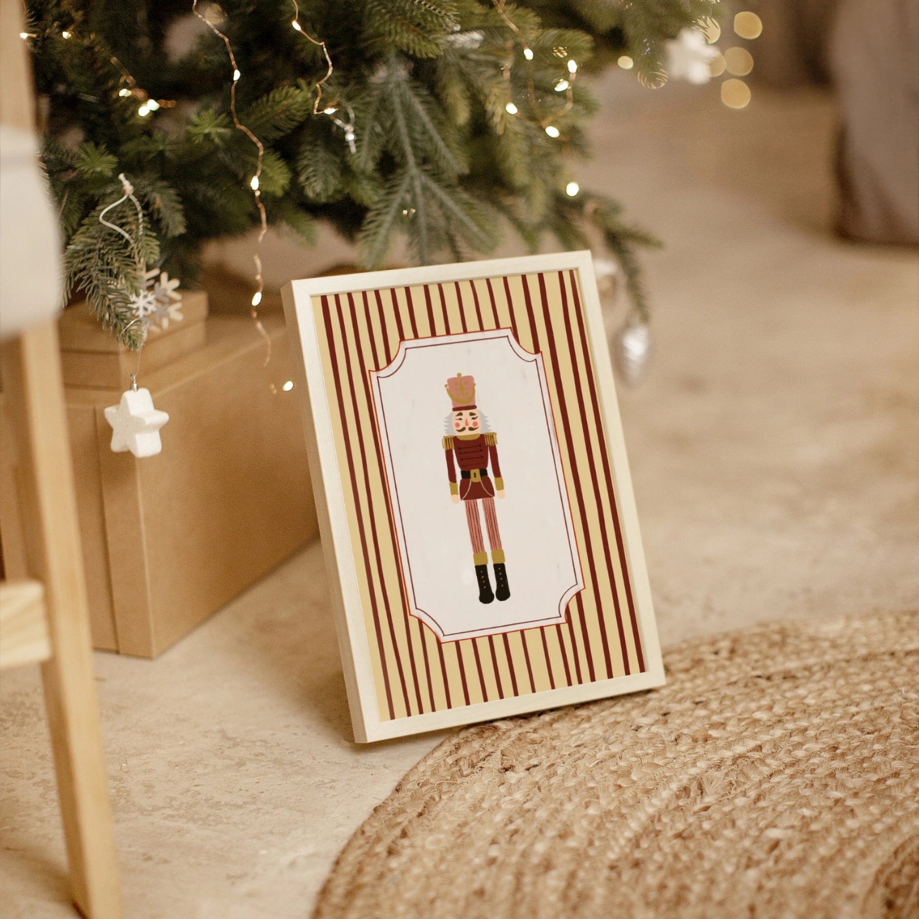Christmas Nutcracker Nursery Print