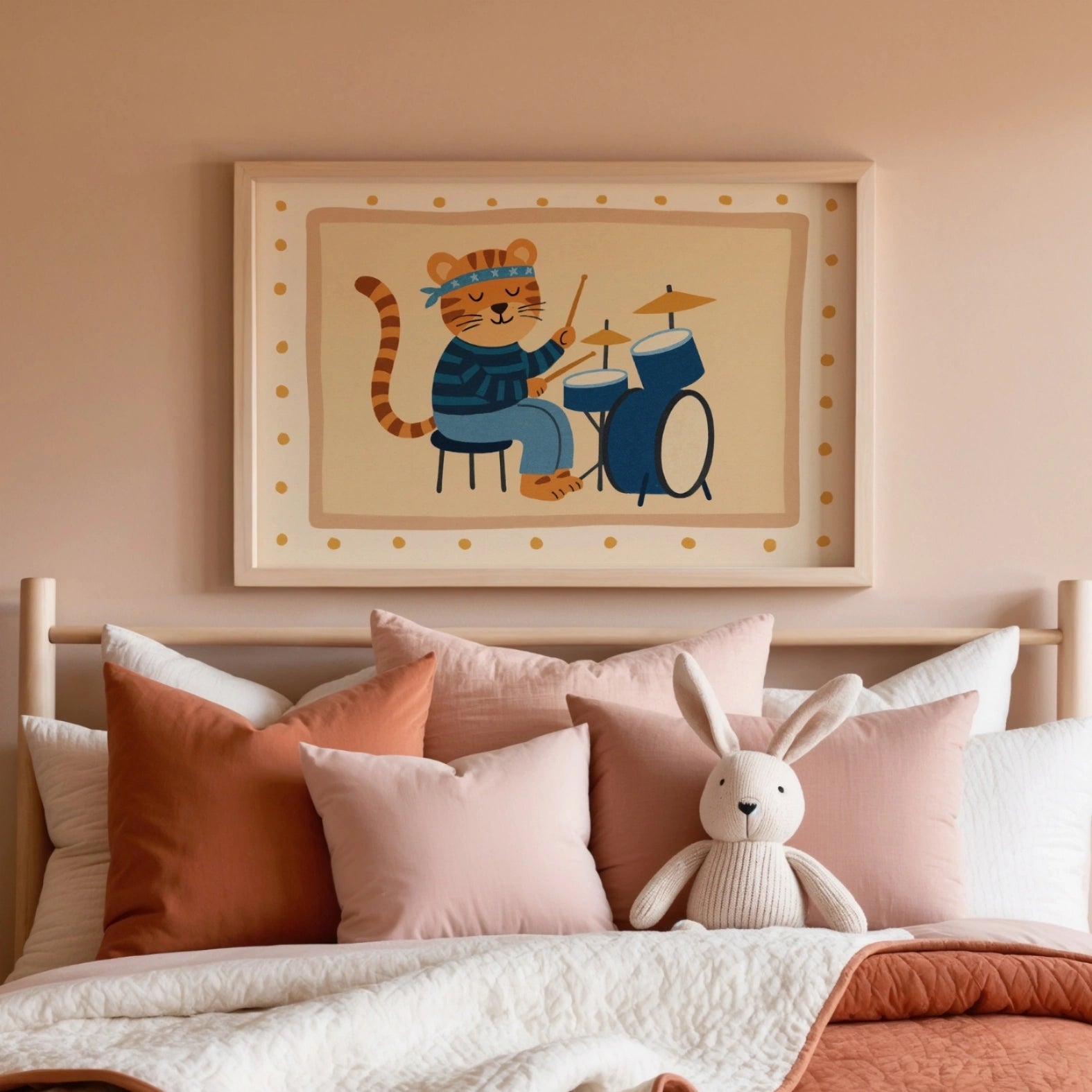 Decorazione per la cameretta del bambino a tema banda musicale