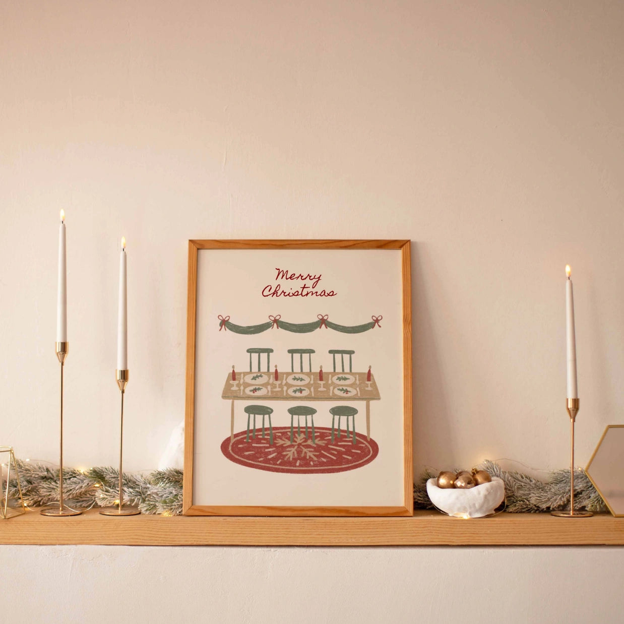 Festlicher Feiertagsdruck