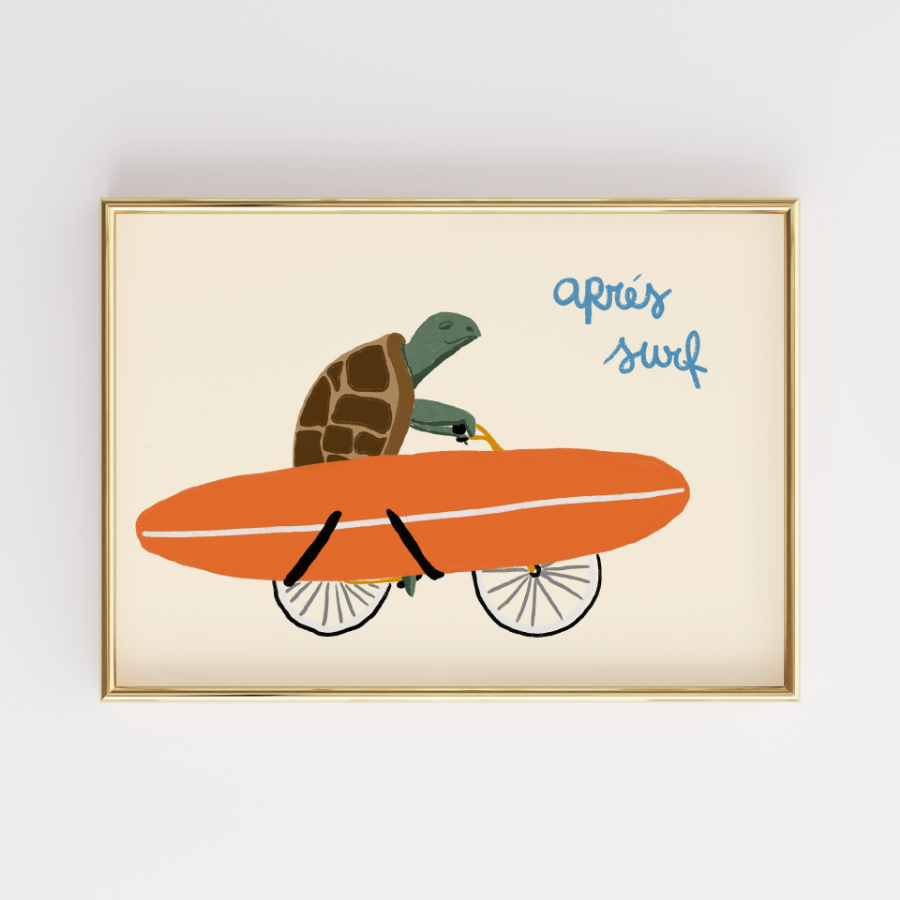 Après Surf Print – Funny Coastal Wall Art