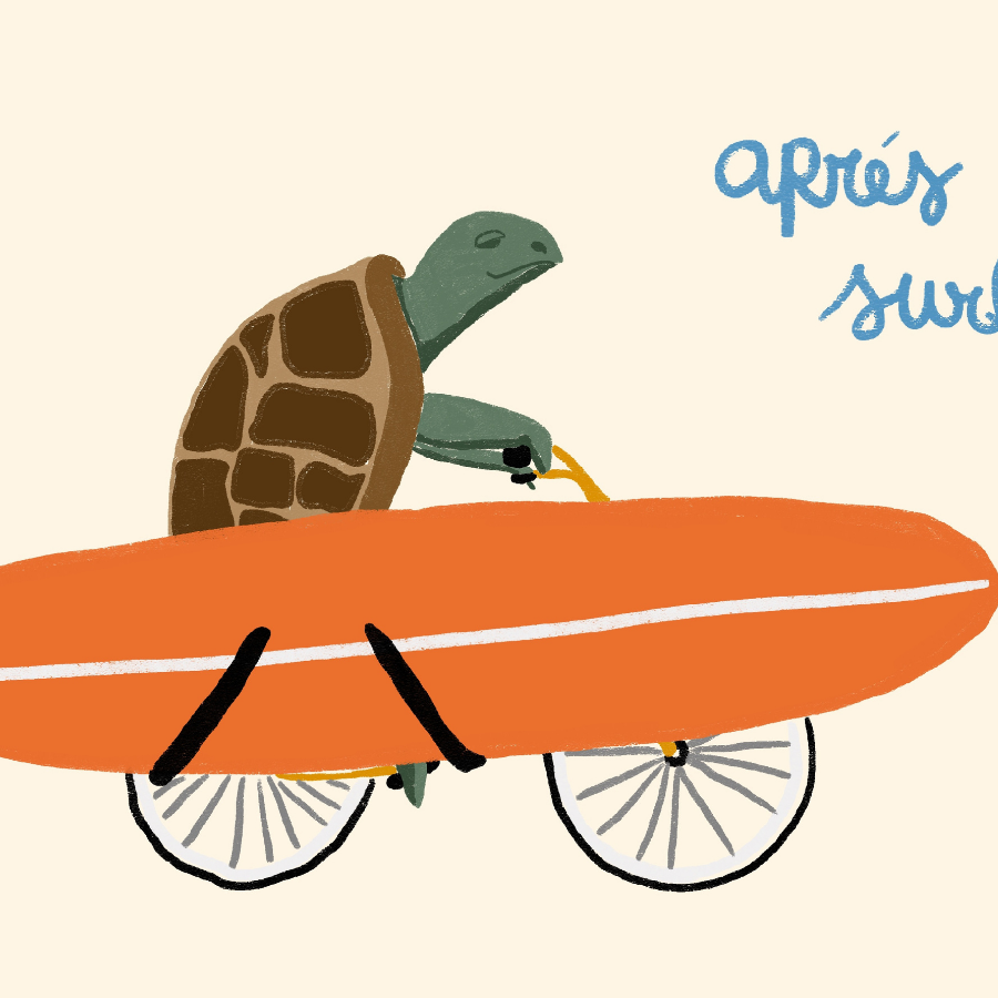 Après Surf Print – Funny Coastal Wall Art