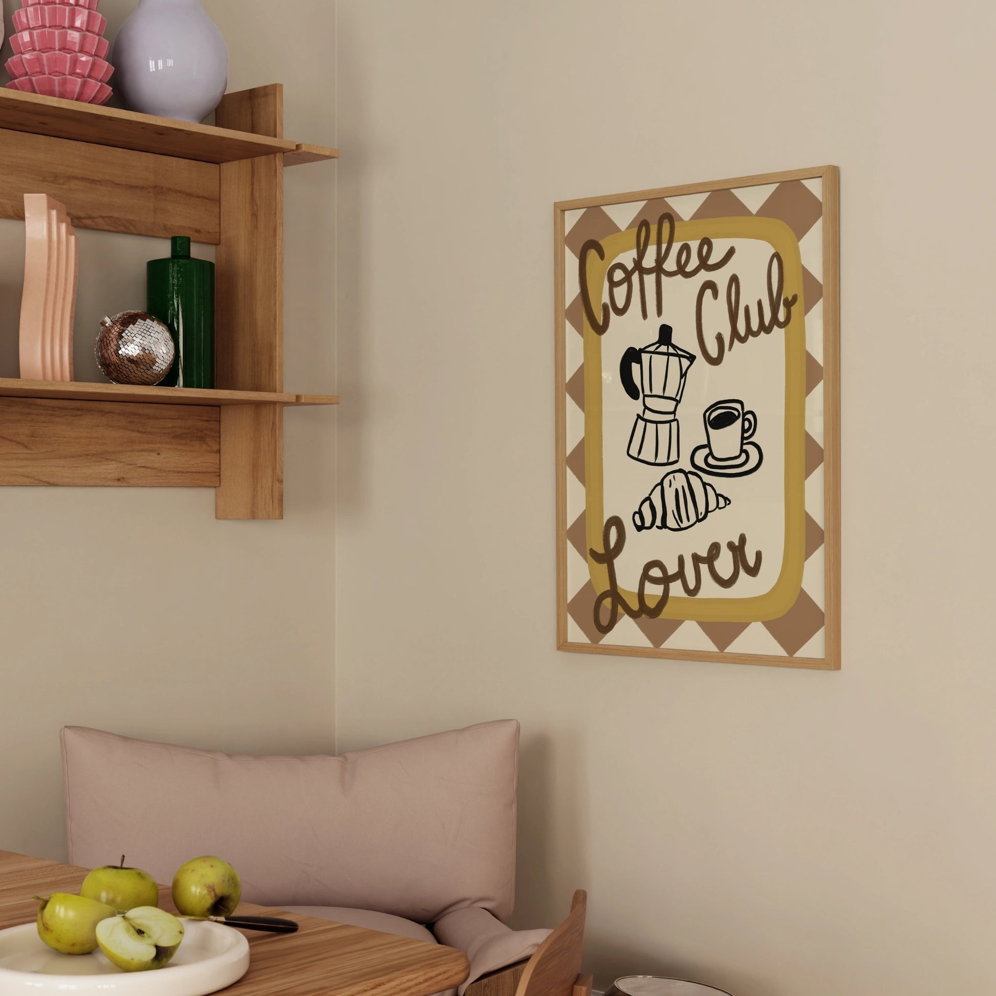 Italienisches Wandbild für den Esstisch – Pasta-Wein-Küchenmotiv