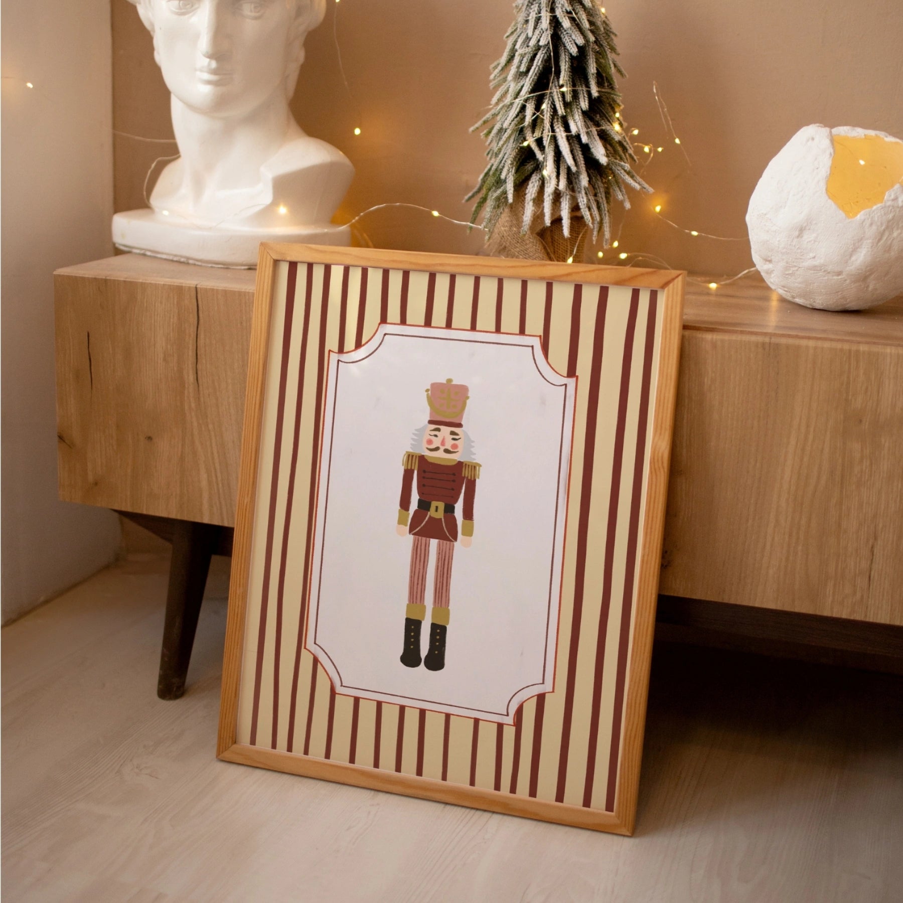 Christmas Nutcracker Nursery Print