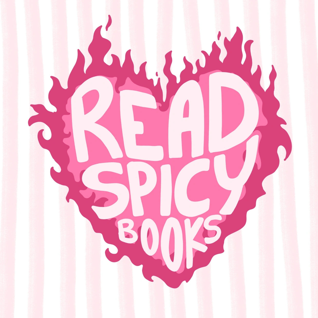 Read Spicy Books - Pink Bookish Print