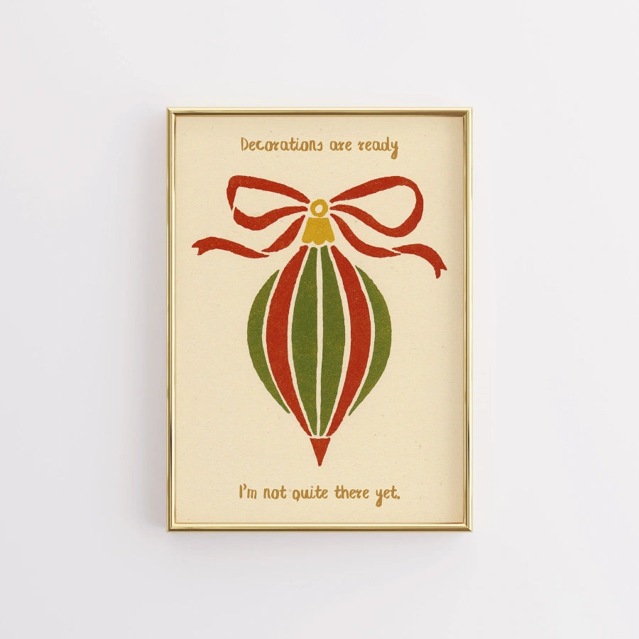 Christmas Bauble Wall Art – Scandi Holiday Decor