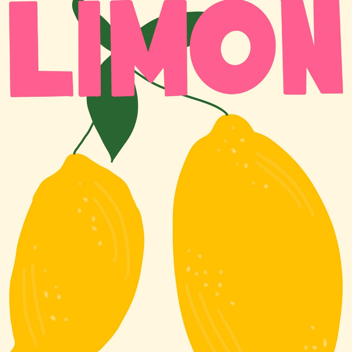 Limoncello Wall Art Print - Italian Lemon Kitchen Decor