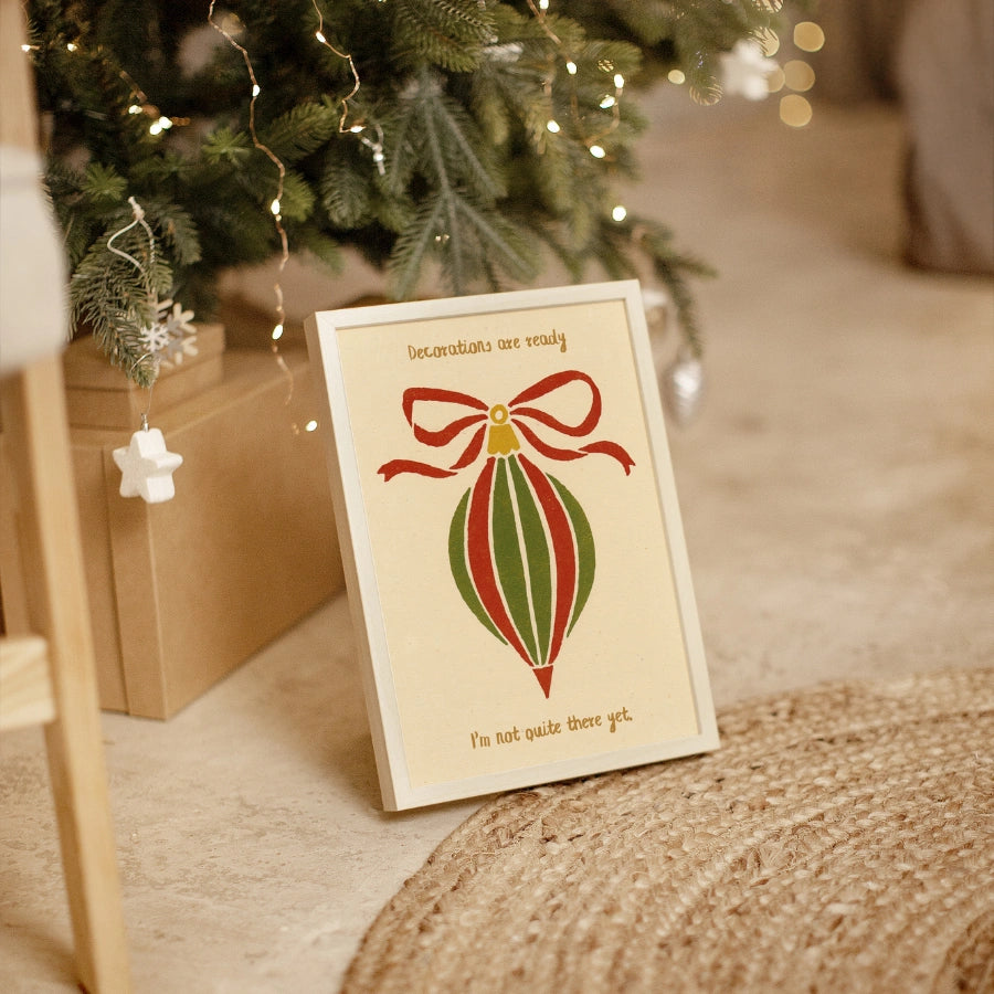 Christmas Bauble Wall Art – Scandi Holiday Decor