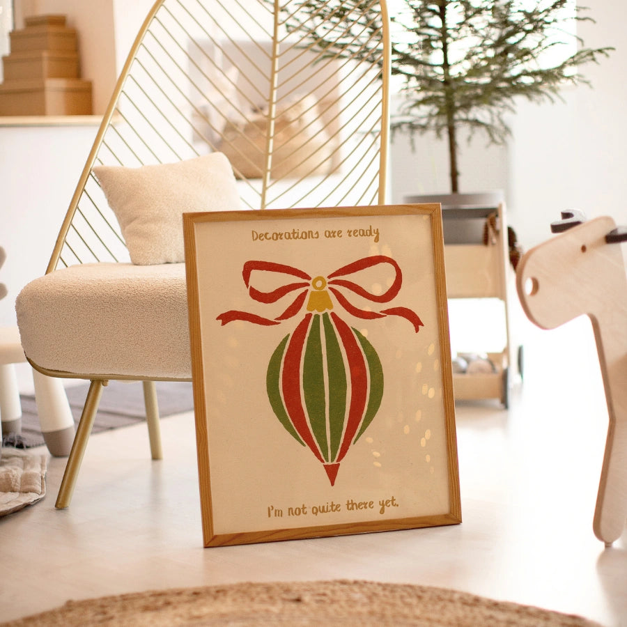 Christmas Bauble Wall Art – Scandi Holiday Decor