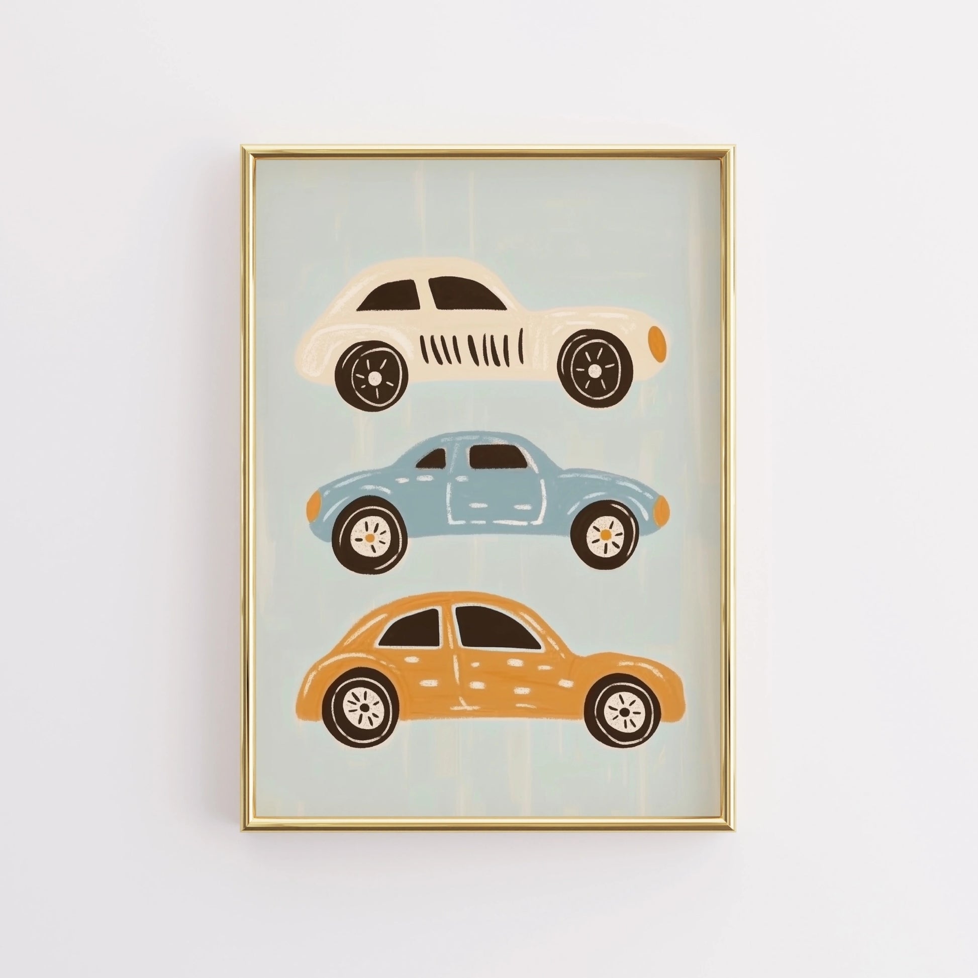Vintage Cars Wall Art – Boys Room Decor