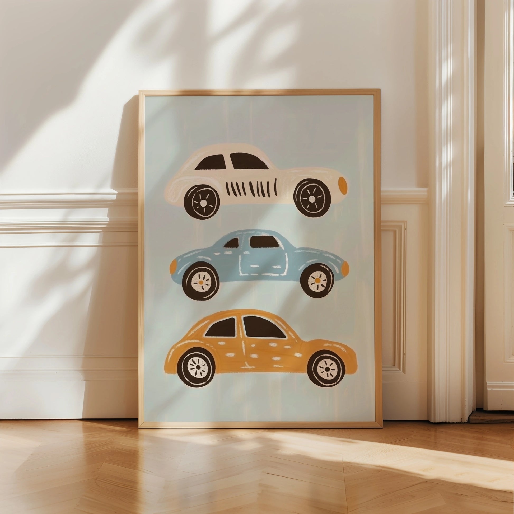 Vintage Cars Wall Art – Boys Room Decor