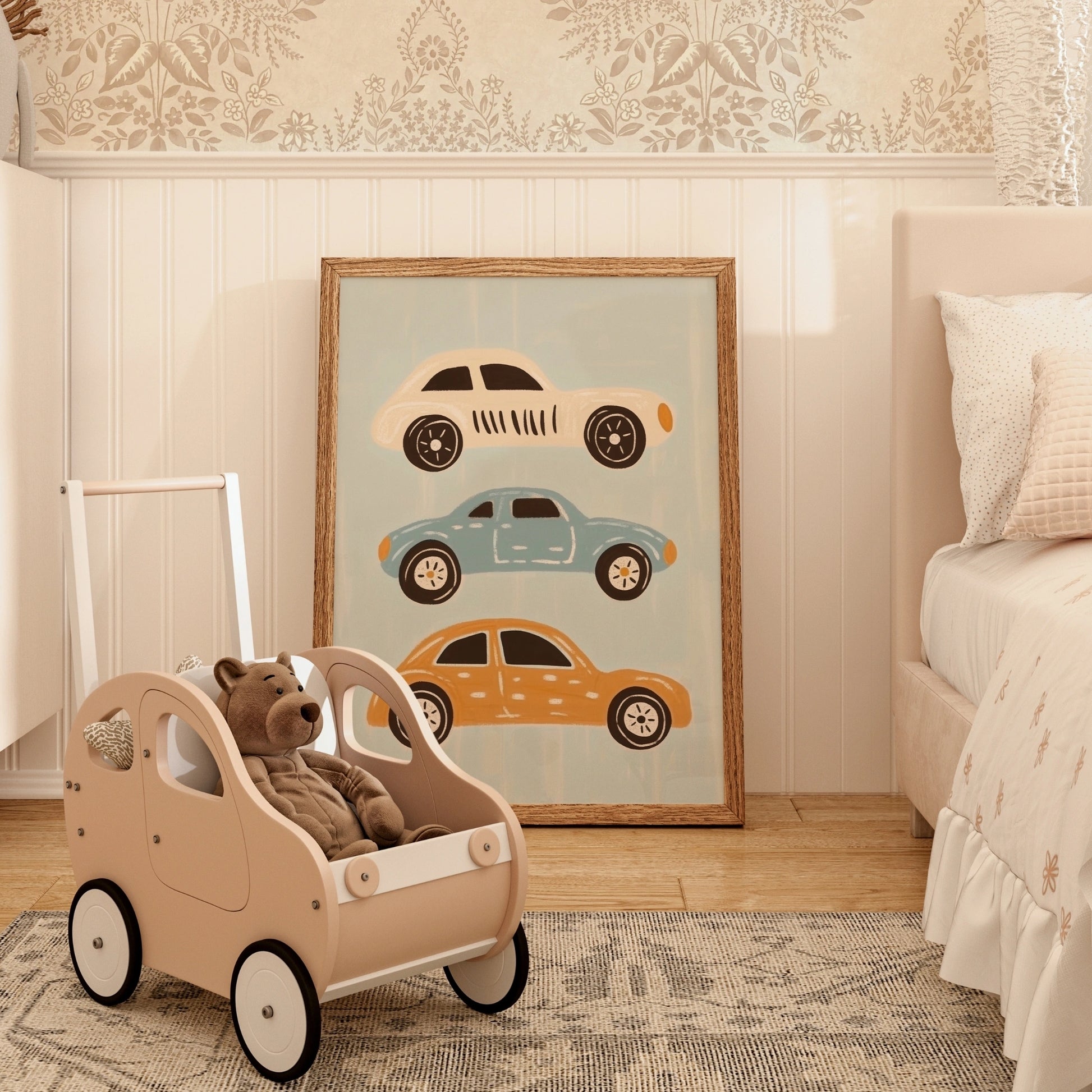 Vintage Cars Wall Art – Boys Room Decor