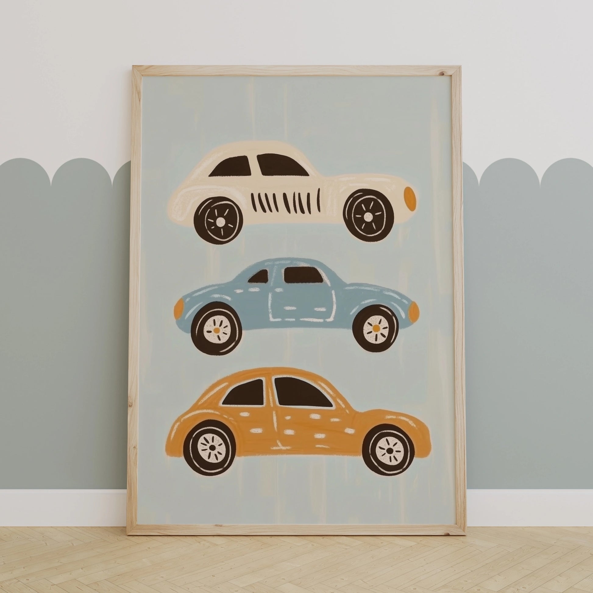 Vintage Cars Wall Art – Boys Room Decor