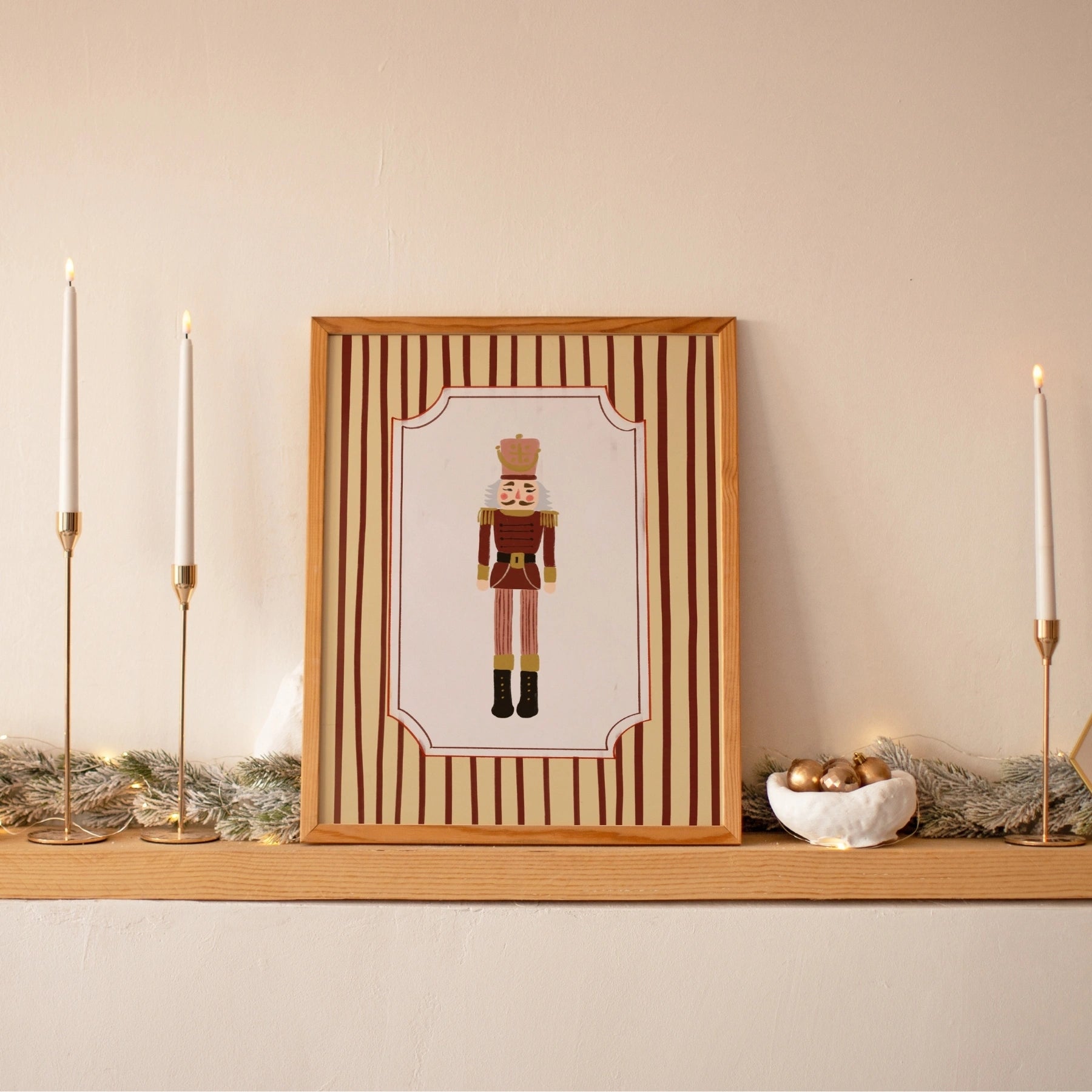 Christmas Nutcracker Nursery Print