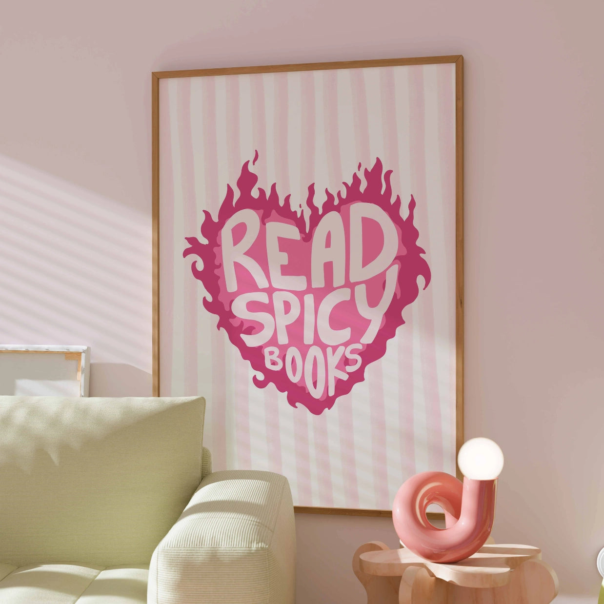 Leggi libri piccanti - Stampa rosa libresca