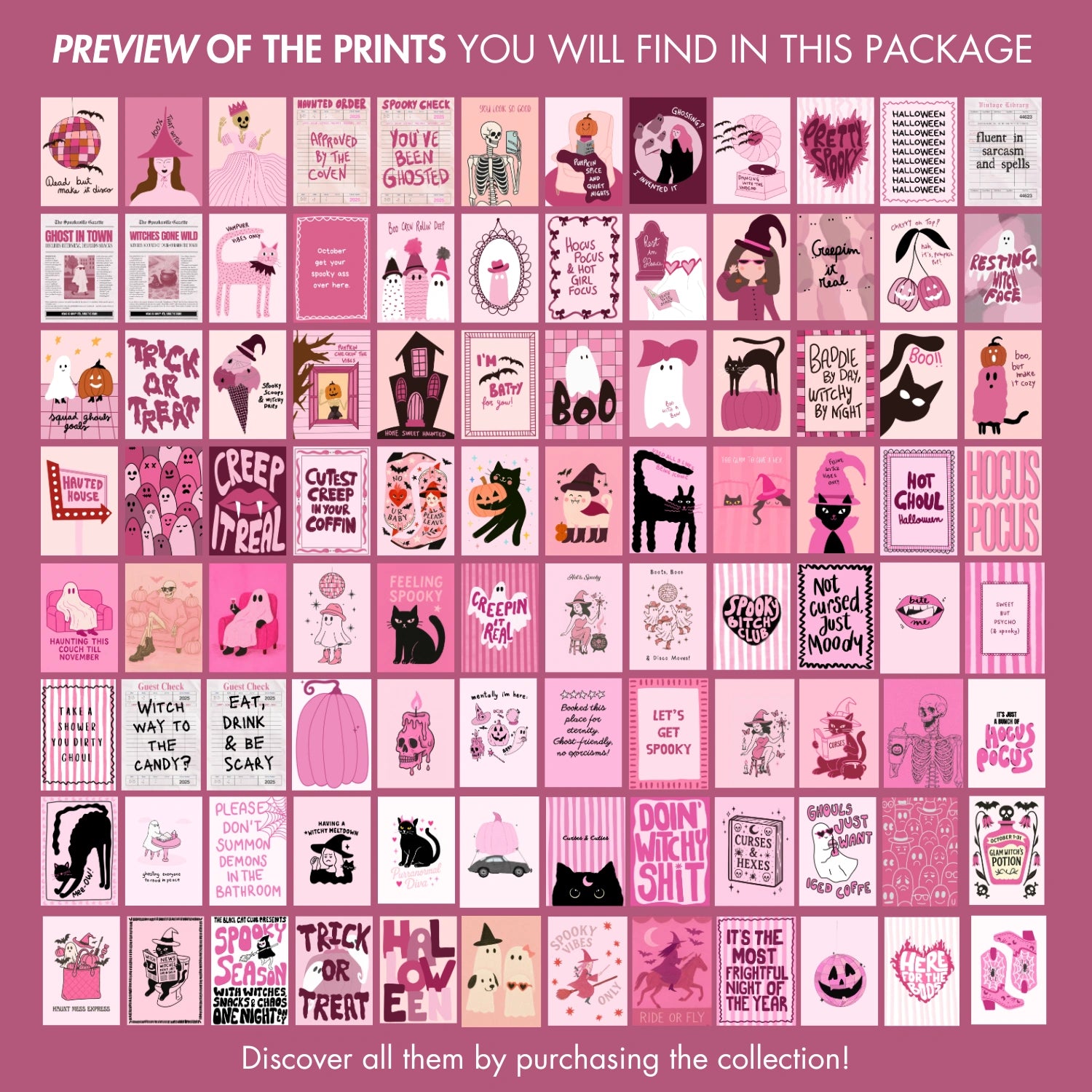 Halloween Wall Art Bundle, 1370+ Prints