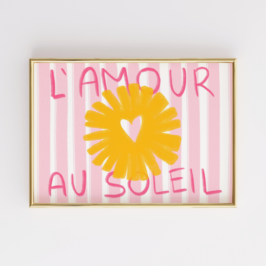 L'Amour au Soleil – Französische Sommerwandkunst