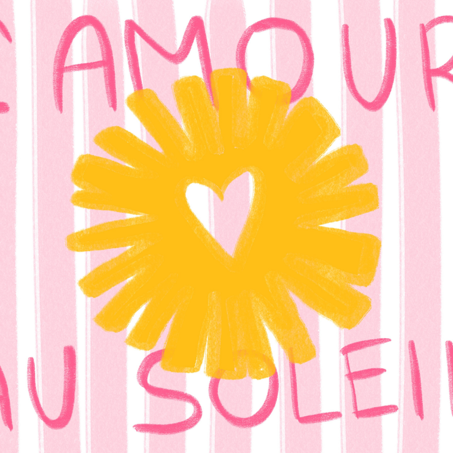 L'Amour au Soleil – Französische Sommerwandkunst