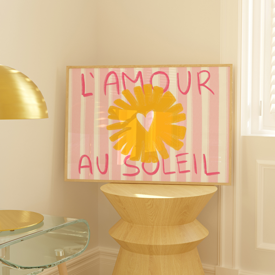 L'Amour au Soleil – Französische Sommerwandkunst