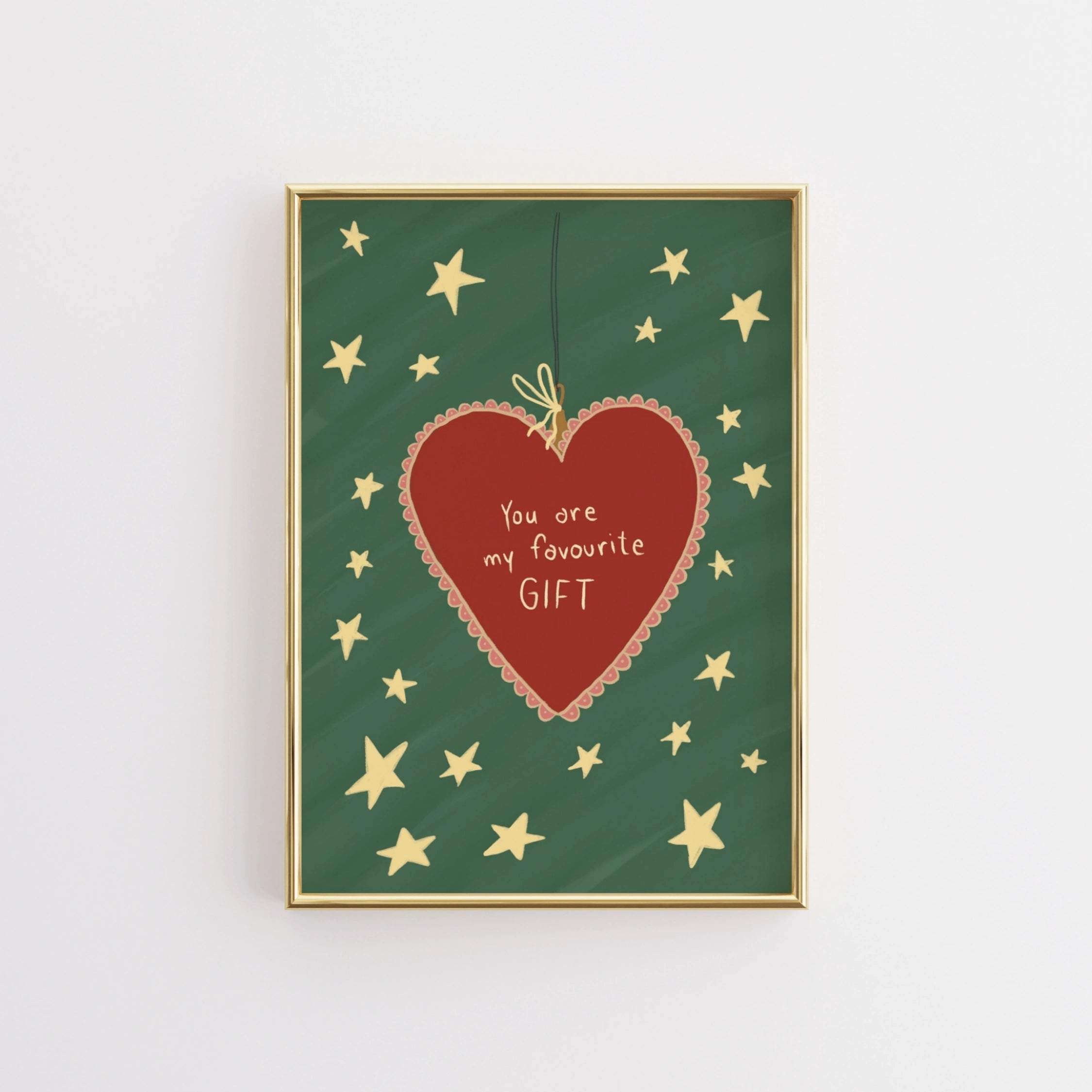 Heart Ornament Print