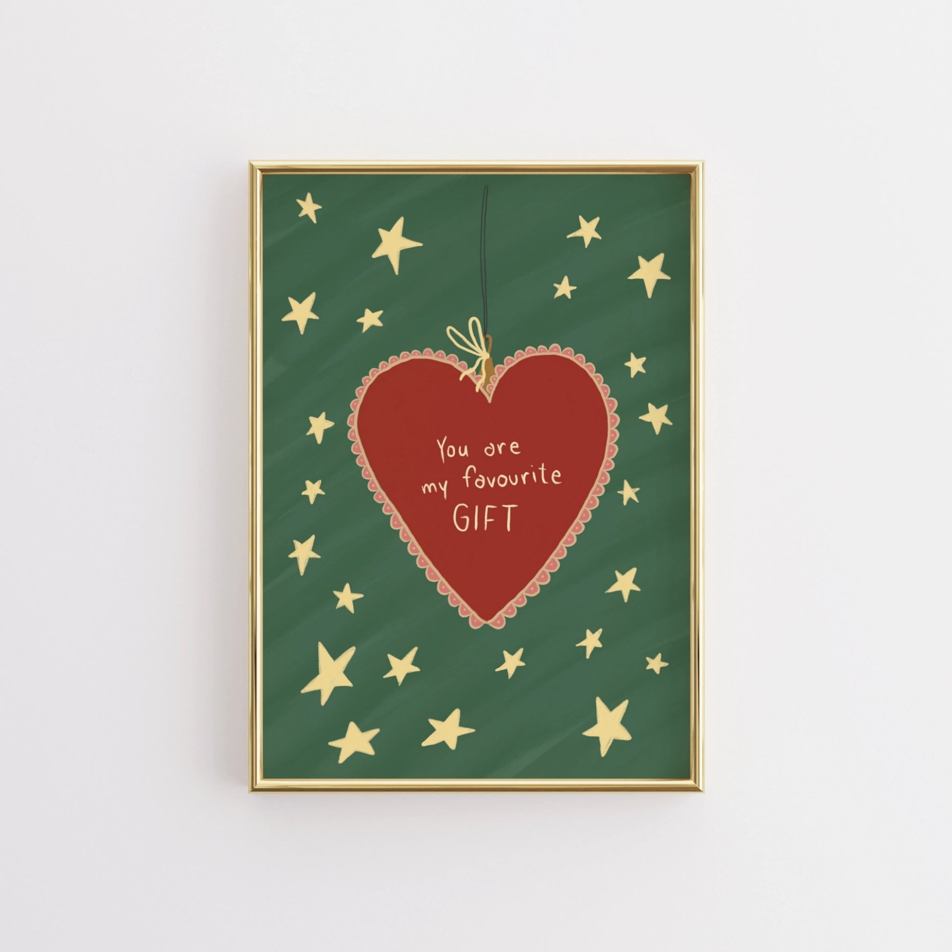 Heart Ornament Print