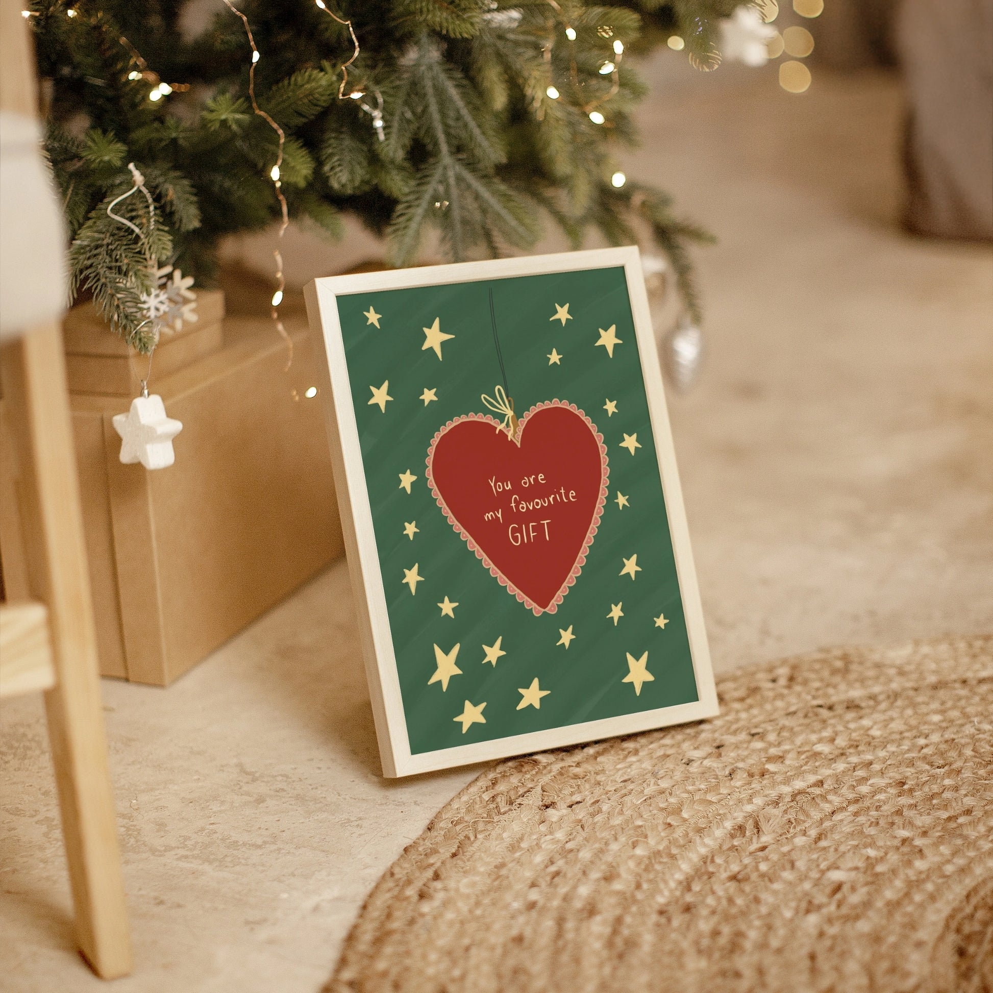 Heart Ornament Print