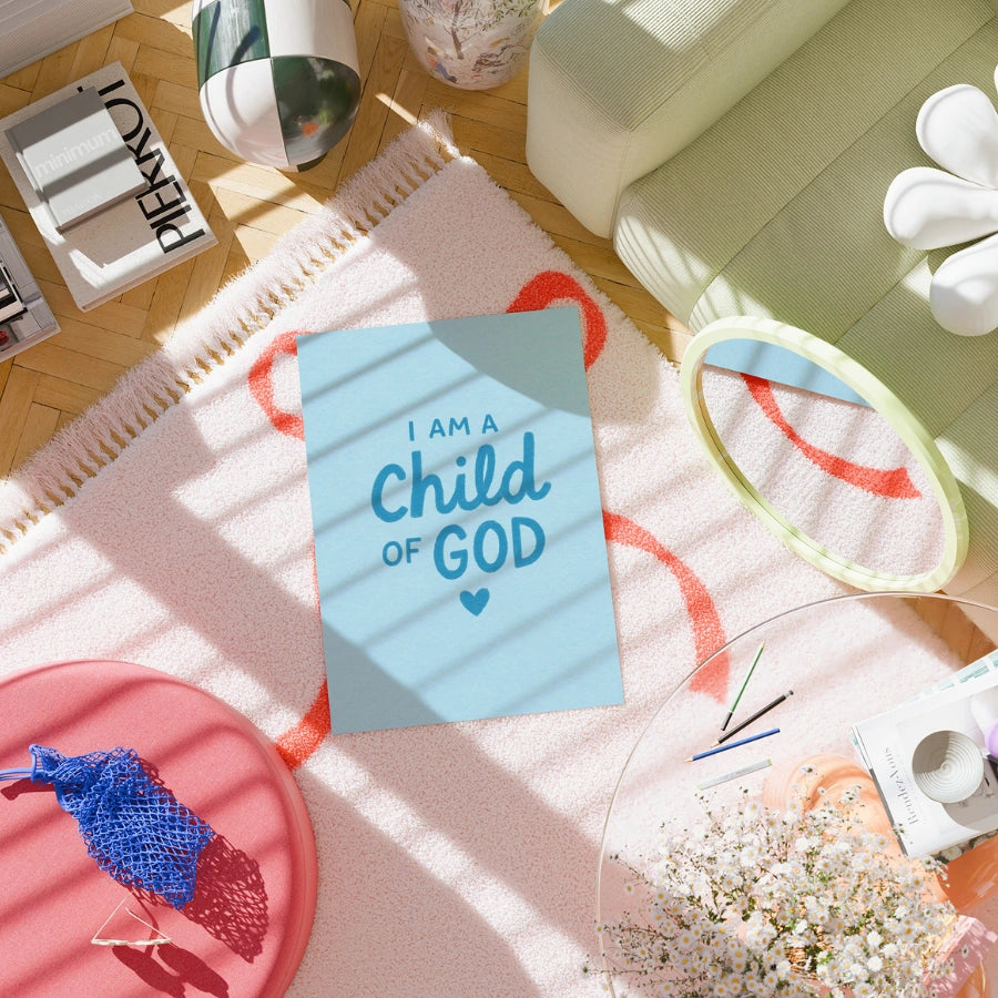 I Am a Child of God Wall Art – Bible Verse Wall Decor