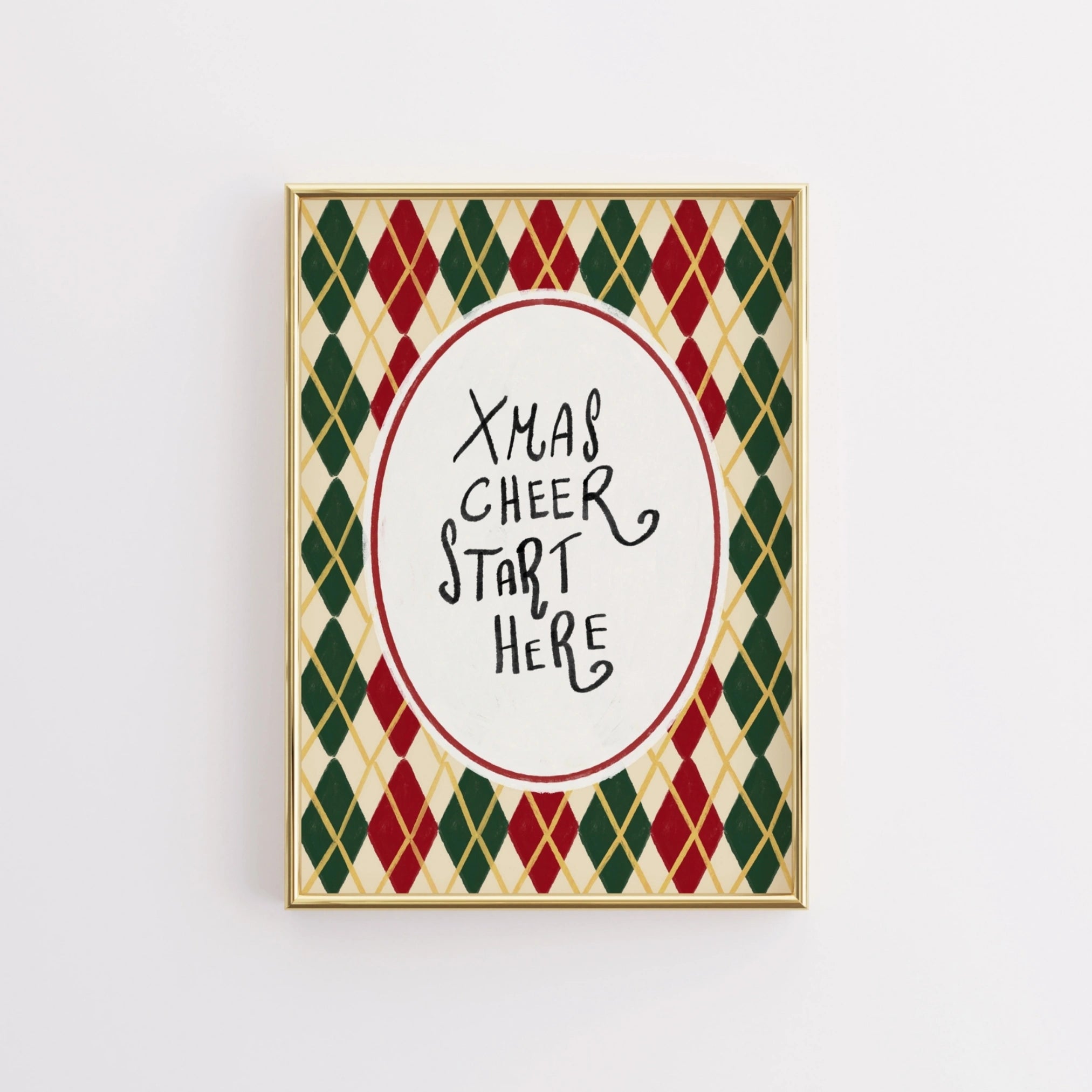 Cozy Modern Christmas Artwork