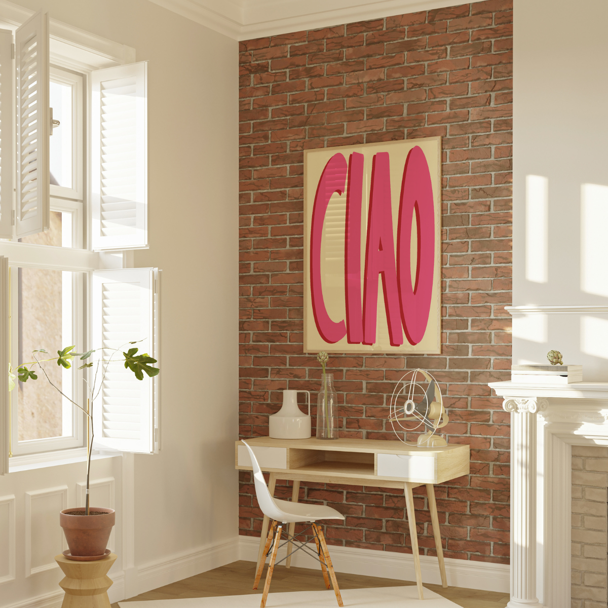 Ciao Wall Art – Auffälliges italienisches Poster