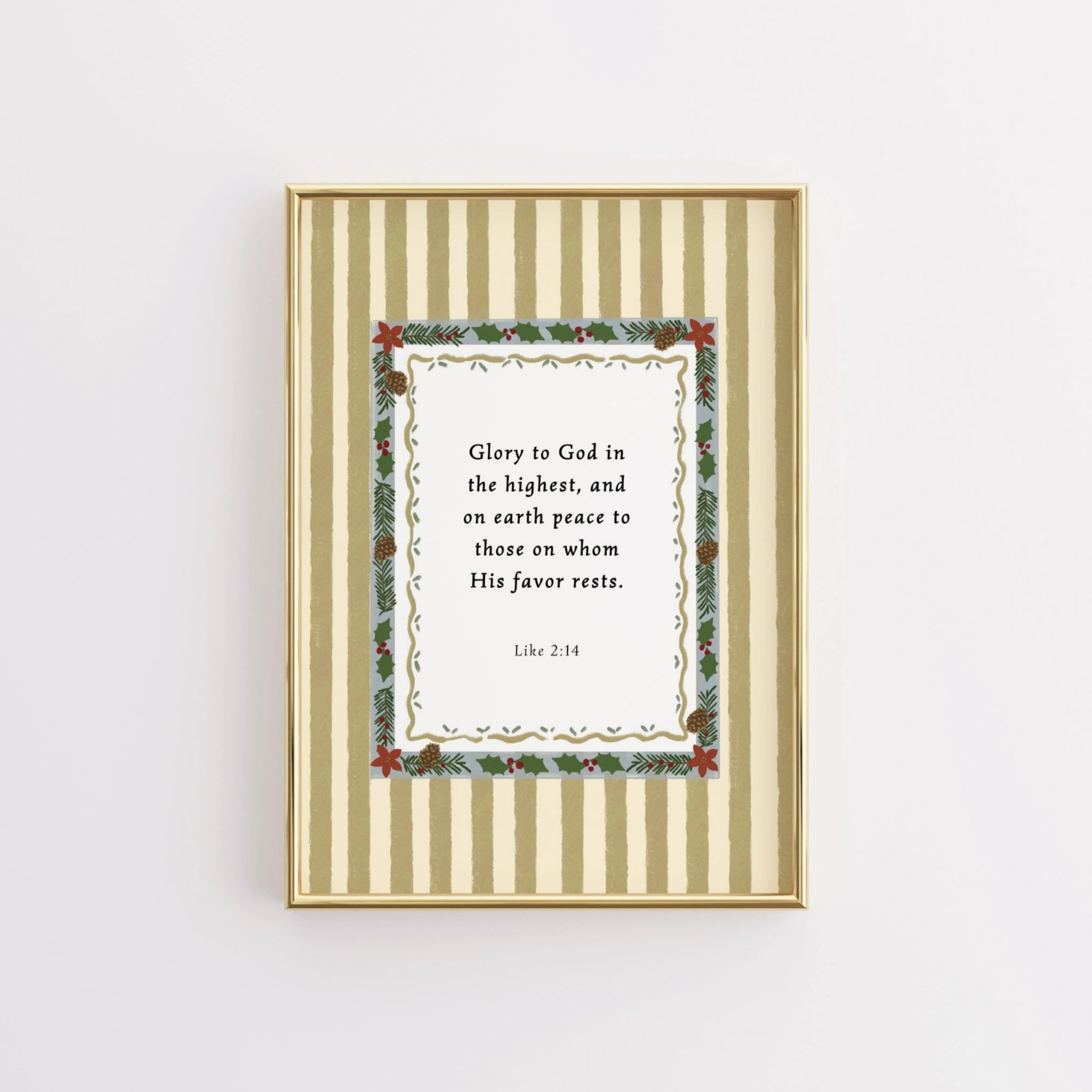 Glory to God in the Highest Christmas Print