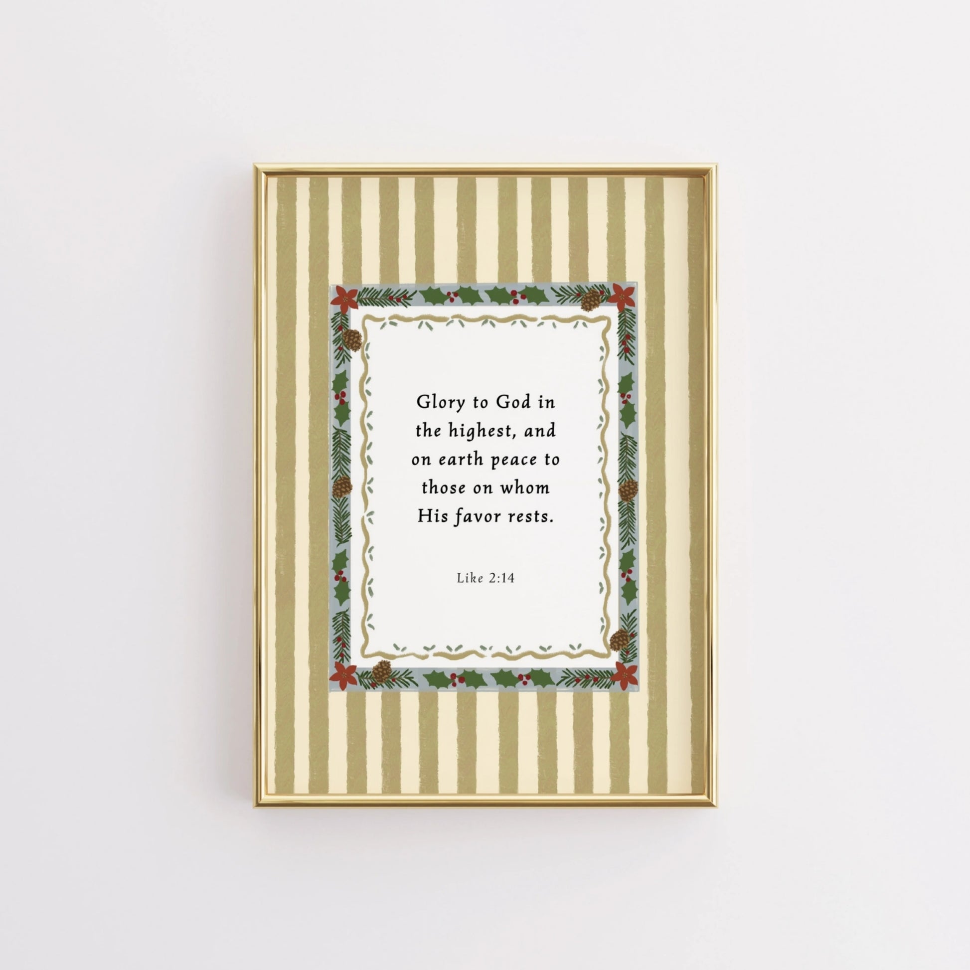 Glory to God in the Highest Christmas Print