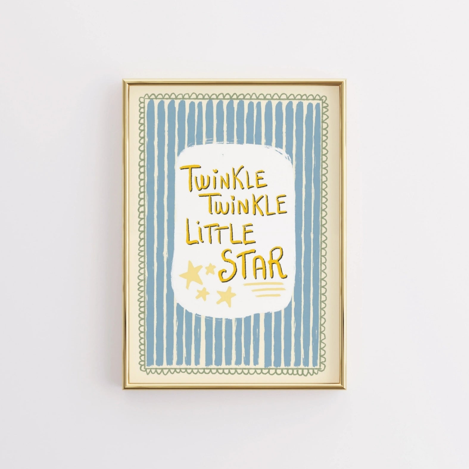Twinkle Twinkle Little Star Nursery Print