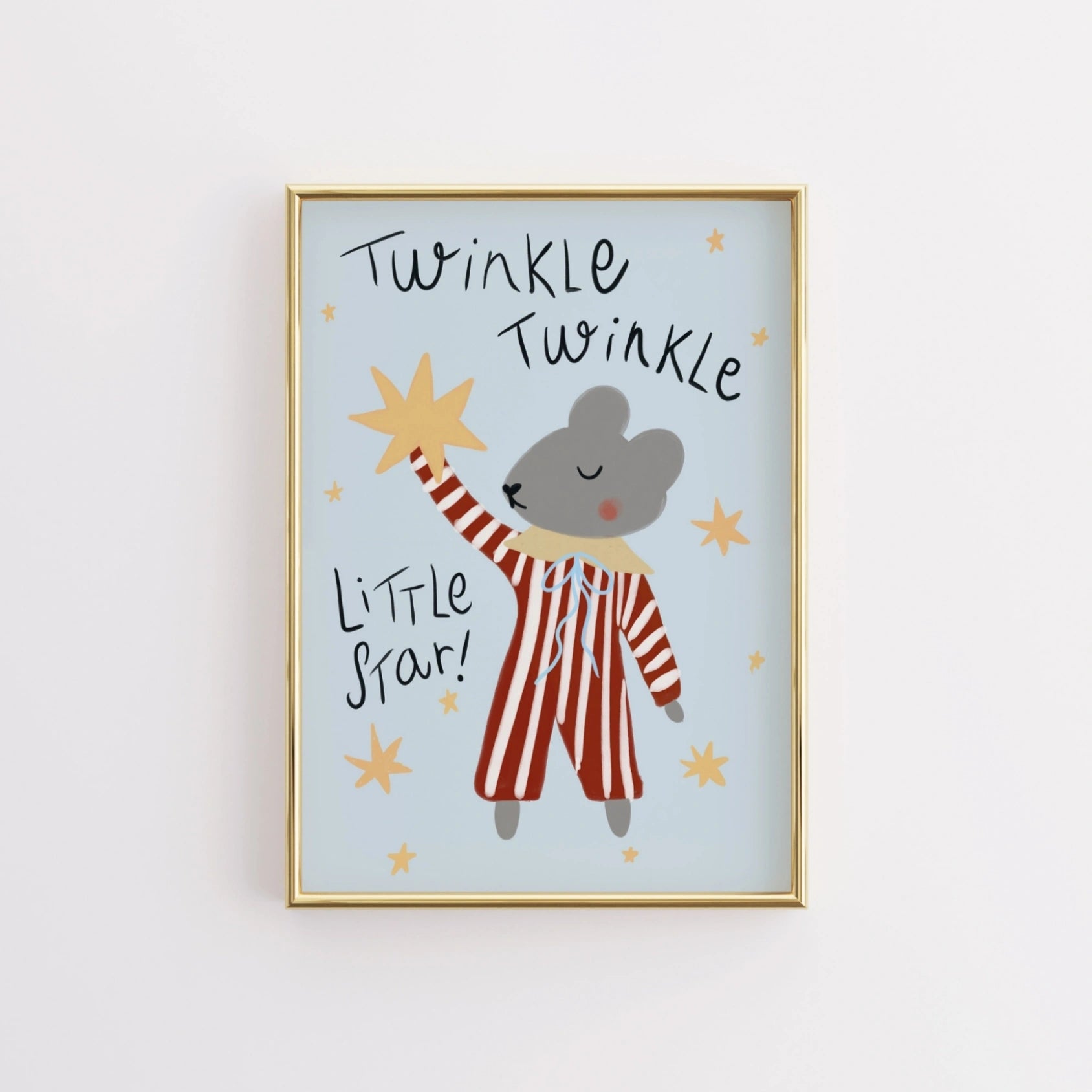 Twinkle Twinkle Little Star Nursery Print