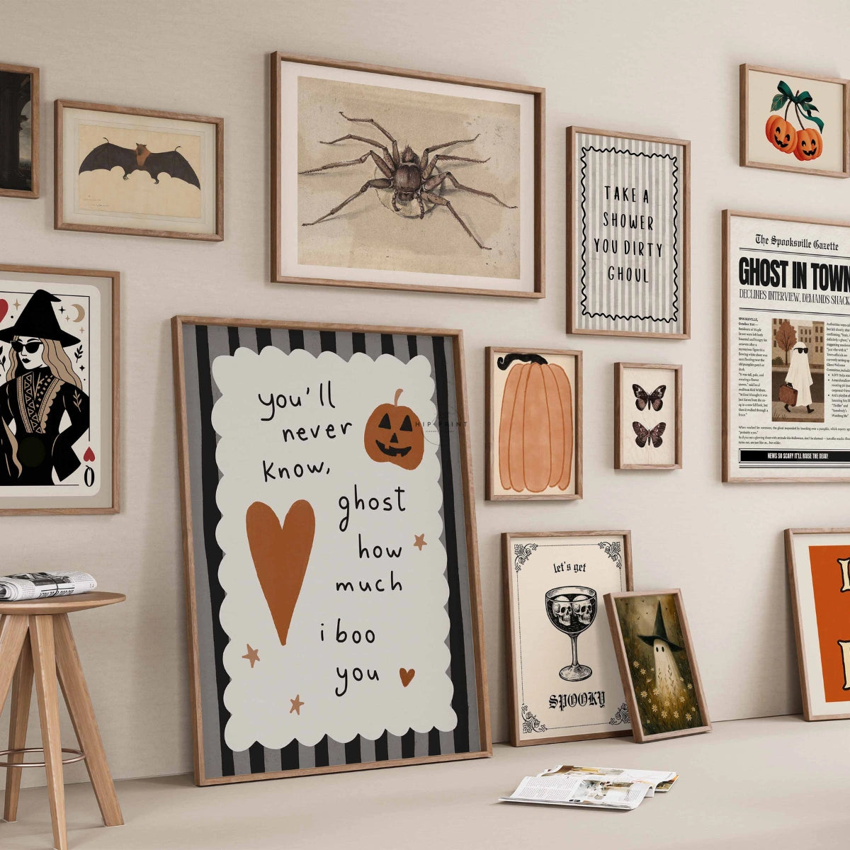 Handmade Halloween Decor - over 200 prints