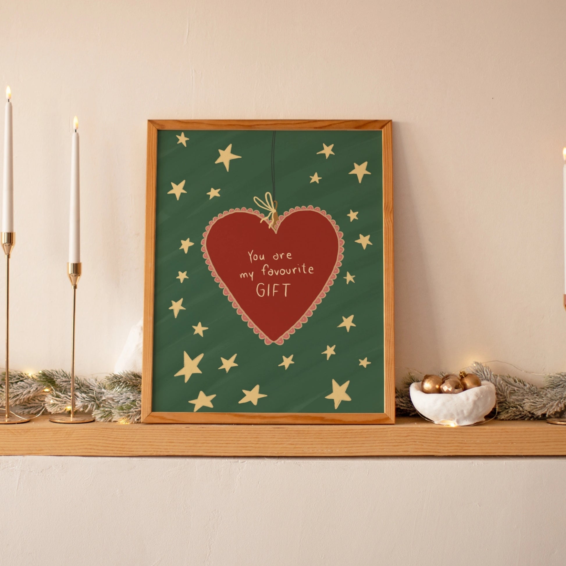 Heart Ornament Print