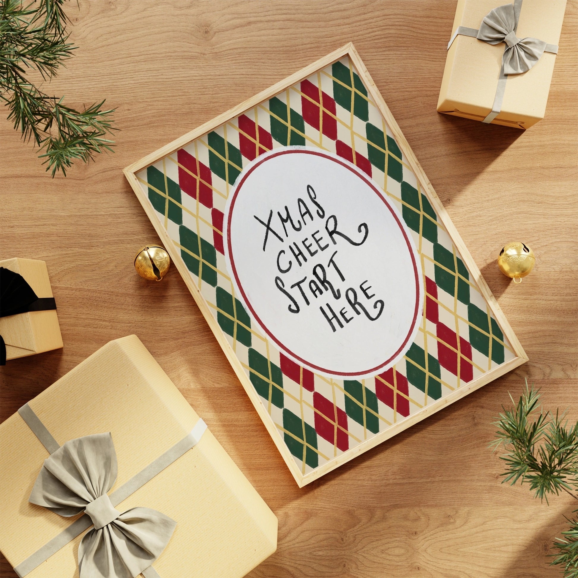 Cozy Modern Christmas Artwork