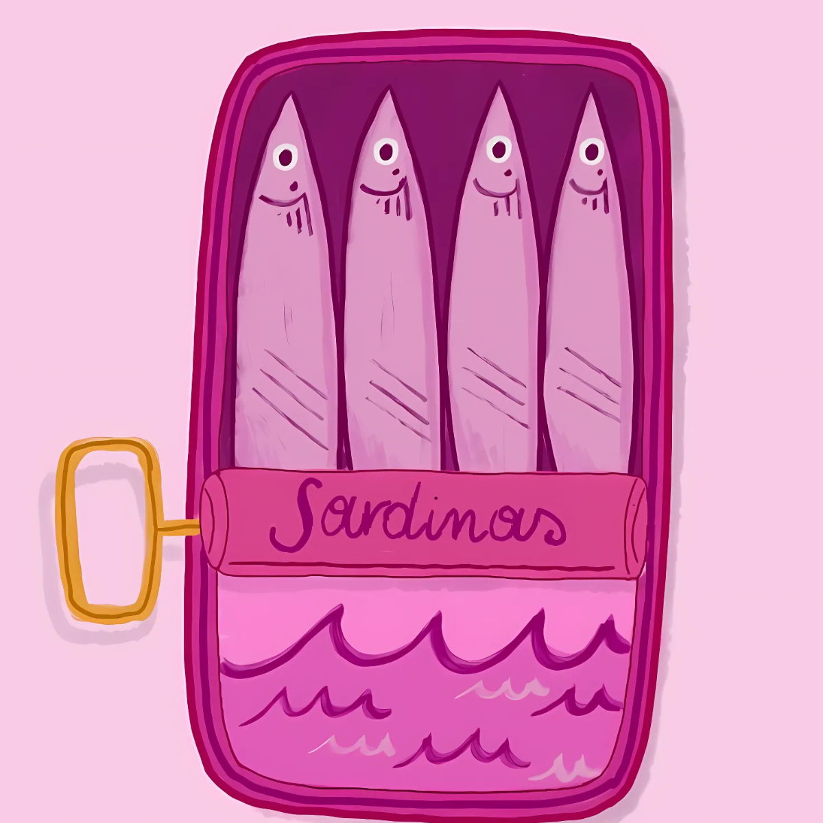 Sardine Wall Art – Quirky Kitchen Print