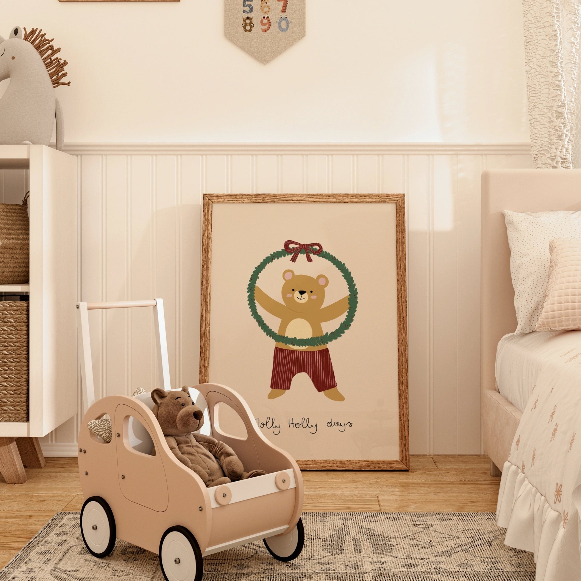 Cute Holiday Nursery Wall Art