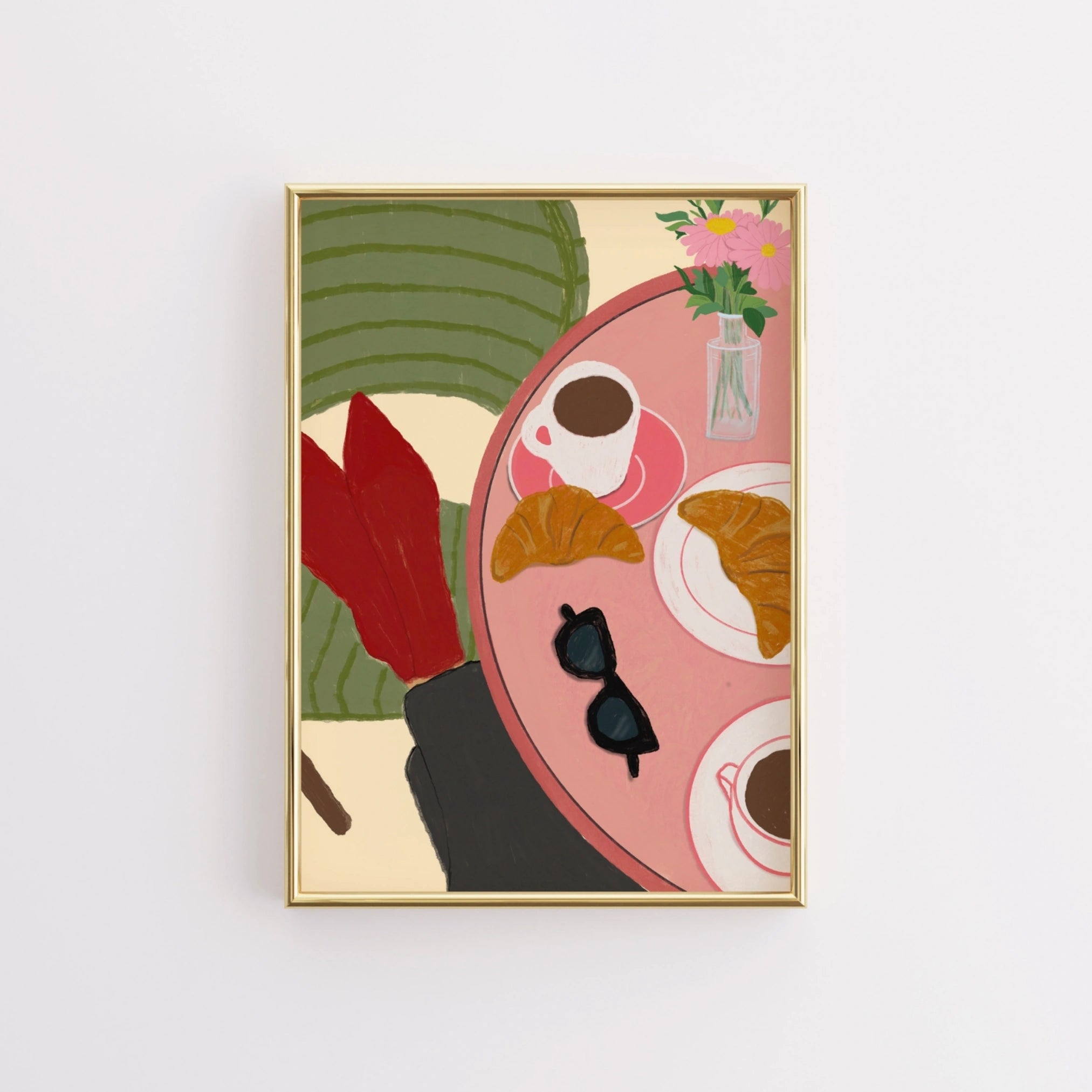 Paris Café Brunch Wall Art