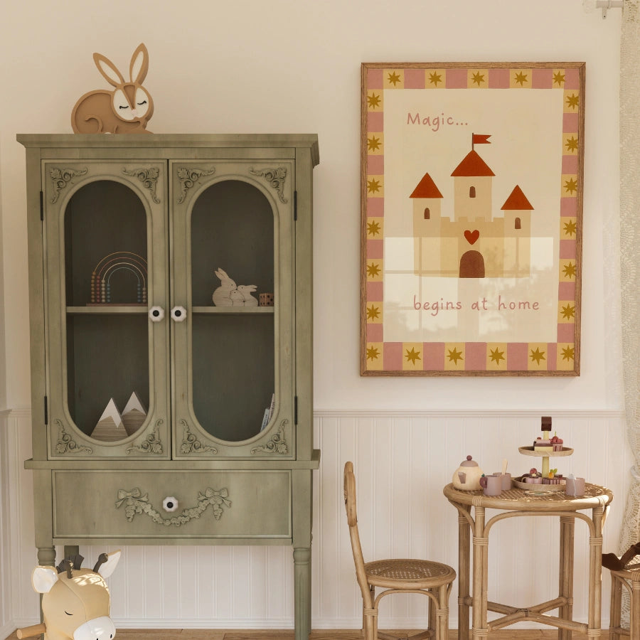 Castle Nursery Print - Magic Begins at Home Wall Art