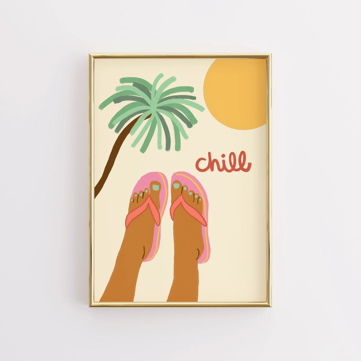 Chill Print – Summer Relaxation Wall Art