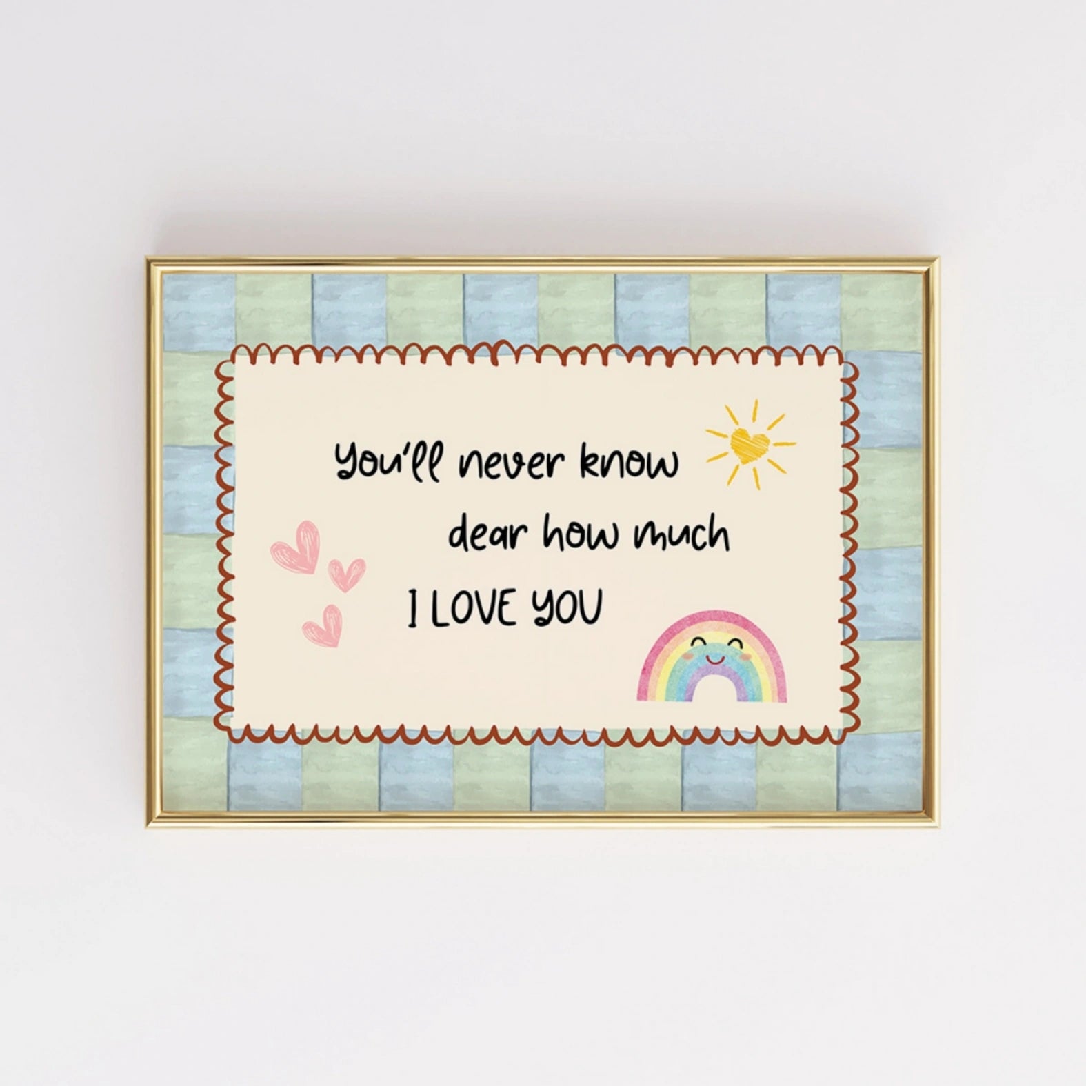 Cute Rainbow Wall Art