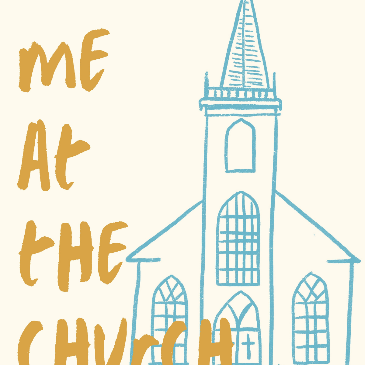 Wir sehen uns in der Kirche – Trendige christliche Wandkunst